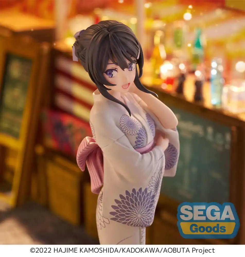 Rascal Does Not Dream of Bunny Girl Senpai Luminasta PVC Kip Mai Sakurajima Yukata 22 cm fotografija proizvoda