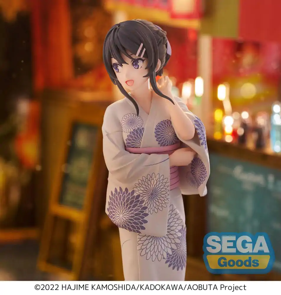 Rascal Does Not Dream of Bunny Girl Senpai Luminasta PVC Kip Mai Sakurajima Yukata 22 cm fotografija proizvoda