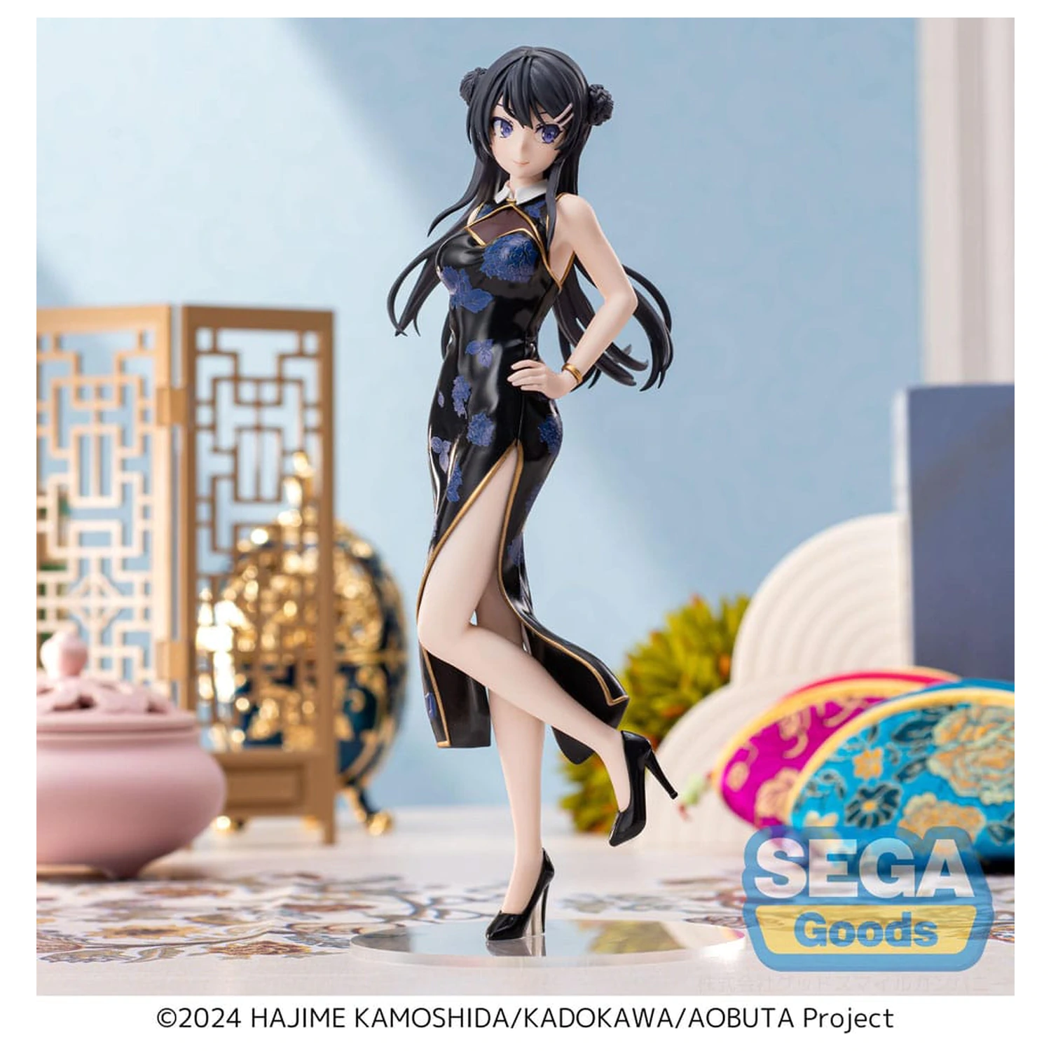 Rascal Does Not Dream Series XStellar PVC Statua Mai Sakurajima Chinese Dress 22 cm fotografija proizvoda