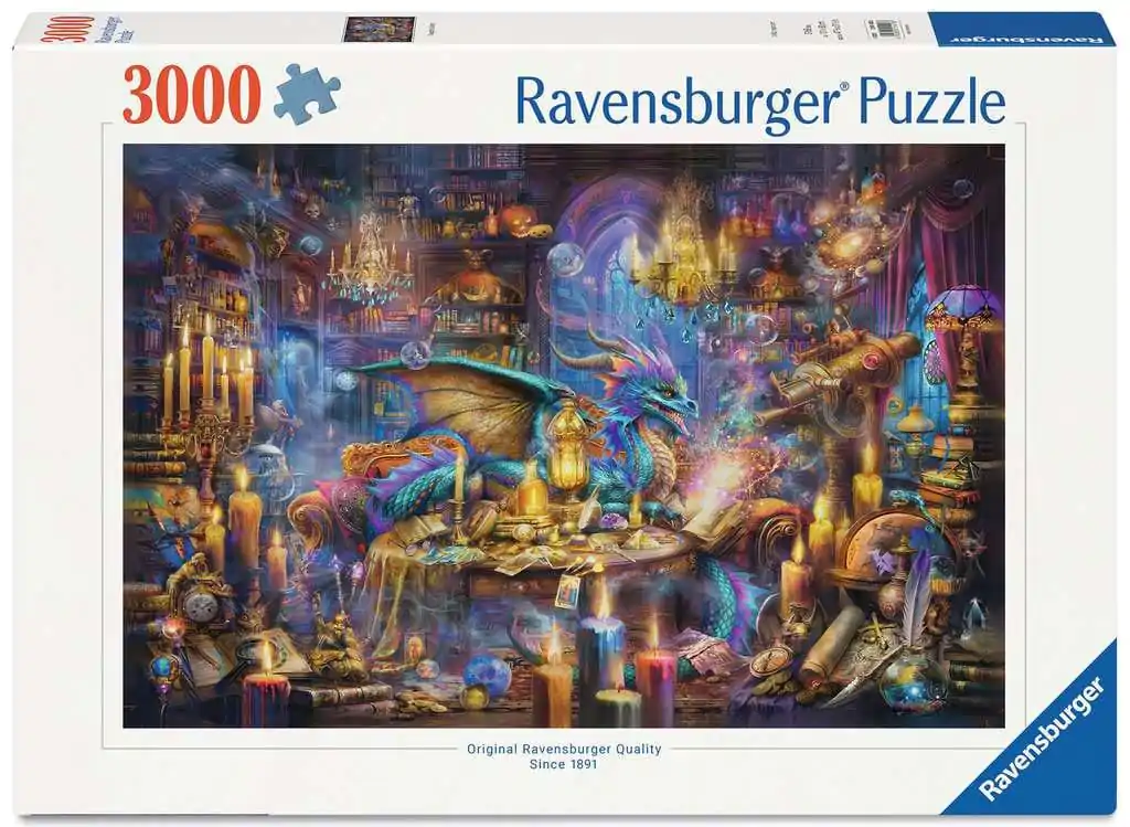 Ravensburger puzzle Zmajeva knjižnica (3000 komada) fotografija proizvoda