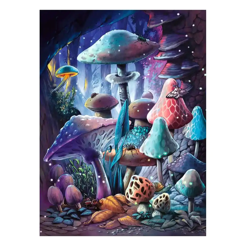 Ravensburger slagalica koja svijetli u mraku Moonlight Mushrooms (500 komada) fotografija proizvoda