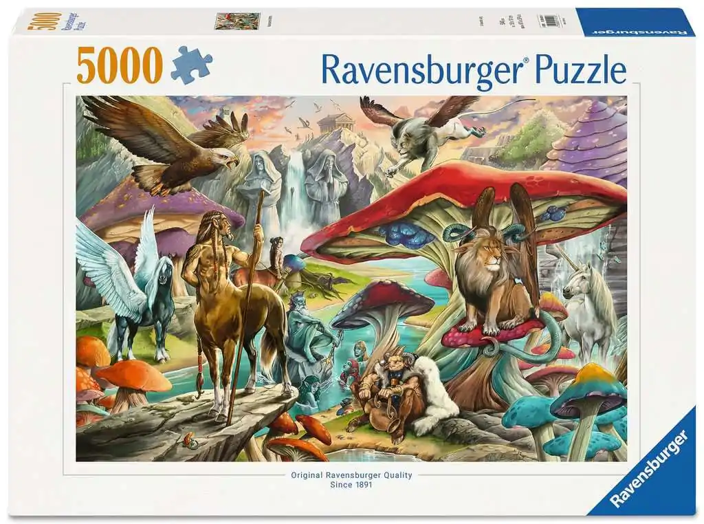 Ravensburger Jigsaw Puzzle Mushrooms & Myths (5000 dijelova) fotografija proizvoda