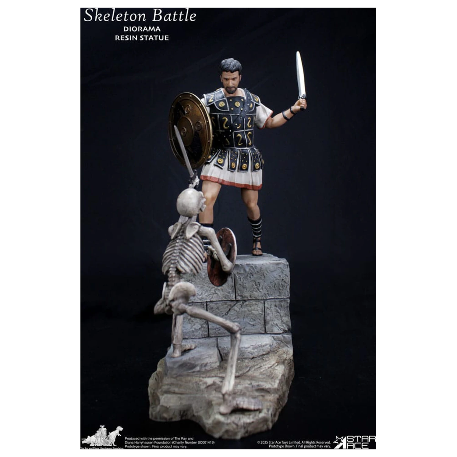 Ray Harryhausen Diorama 1/8 Skeleton Battle Scene 30 cm fotografija proizvoda