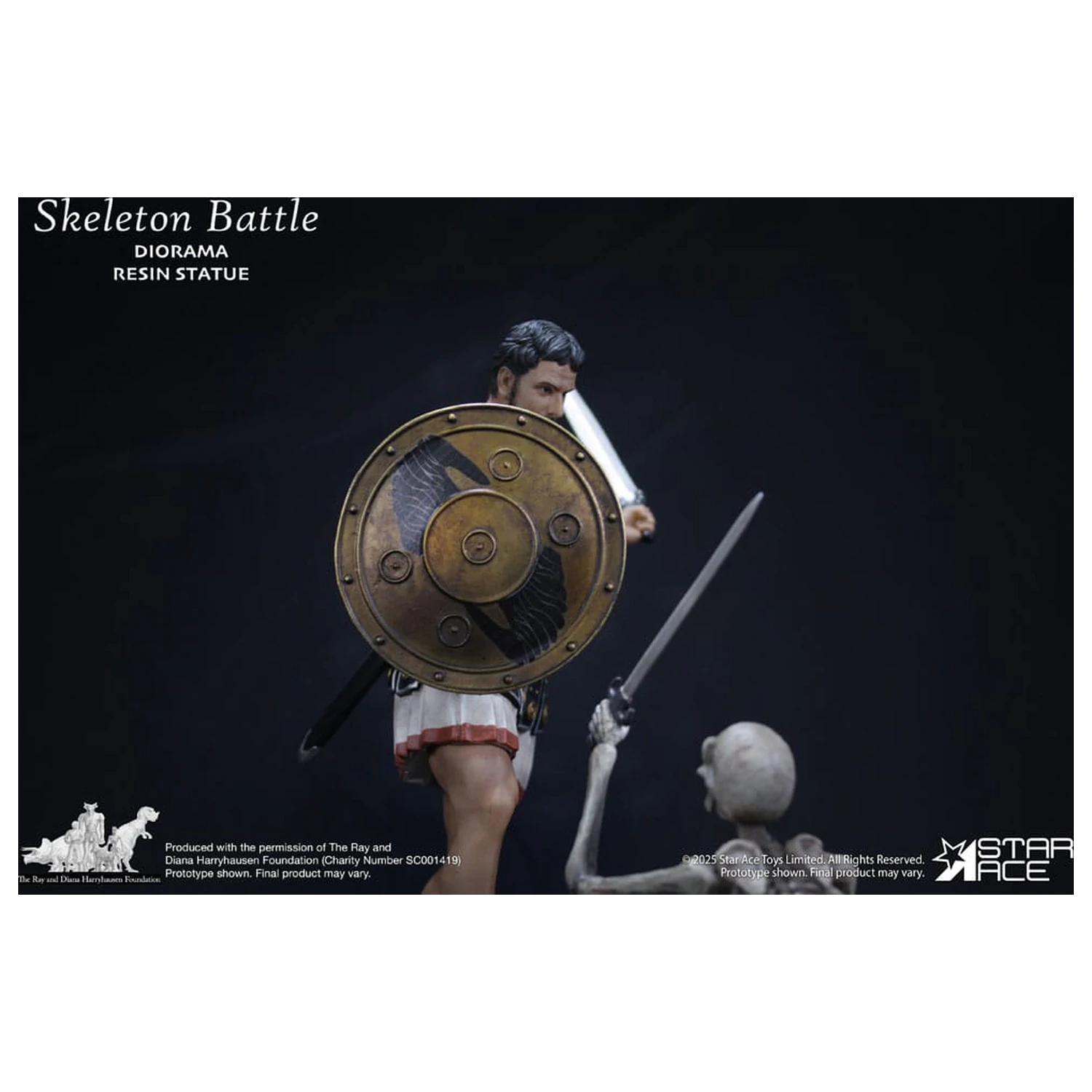 Ray Harryhausen Diorama 1/8 Skeleton Battle Scene 30 cm fotografija proizvoda