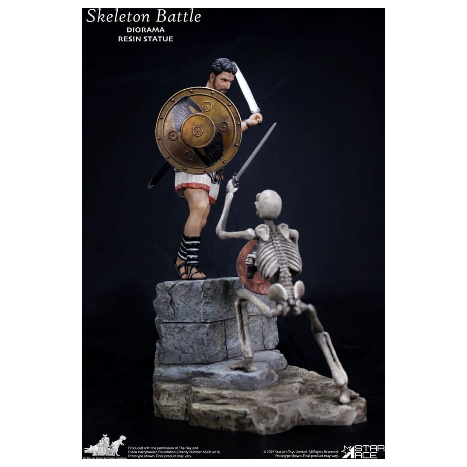 Ray Harryhausen Diorama 1/8 Skeleton Battle Scene 30 cm fotografija proizvoda