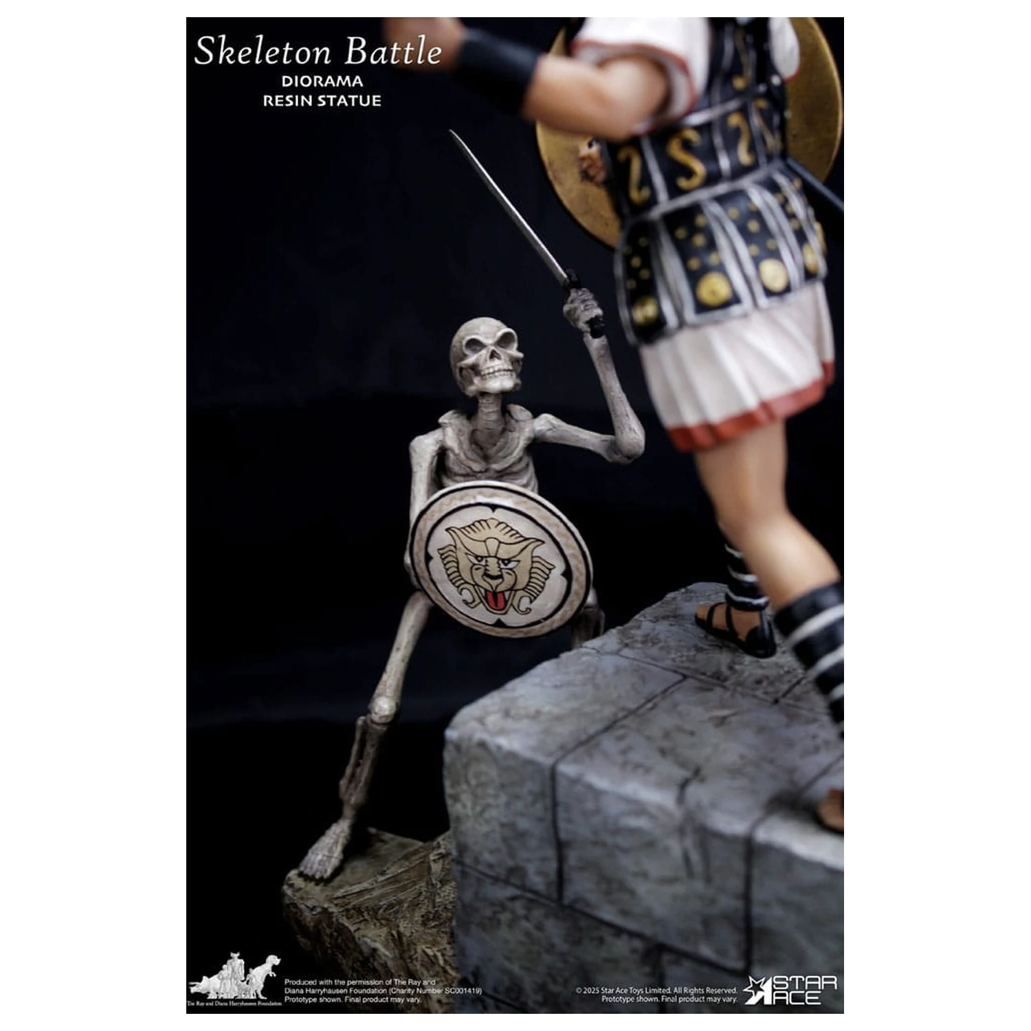 Ray Harryhausen Diorama 1/8 Skeleton Battle Scene 30 cm fotografija proizvoda