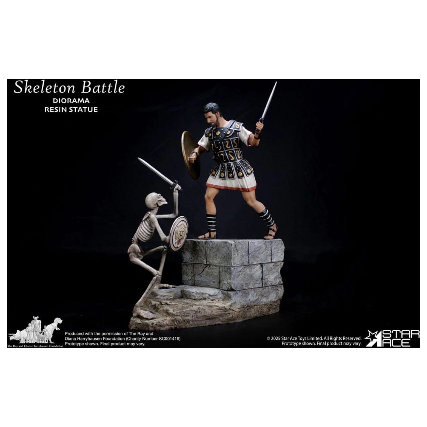 Ray Harryhausen Diorama 1/8 Skeleton Battle Scene 30 cm fotografija proizvoda