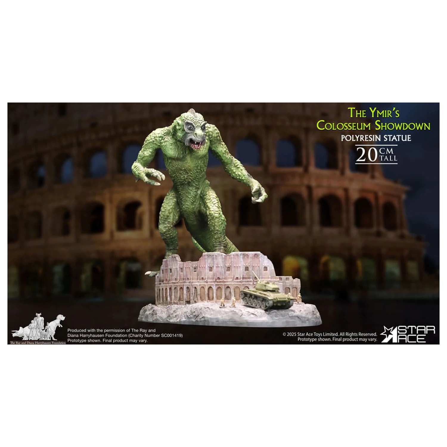 Ray Harryhausen Diorama 1/8 Ymir's Colosseum Showdown 20 cm fotografija proizvoda