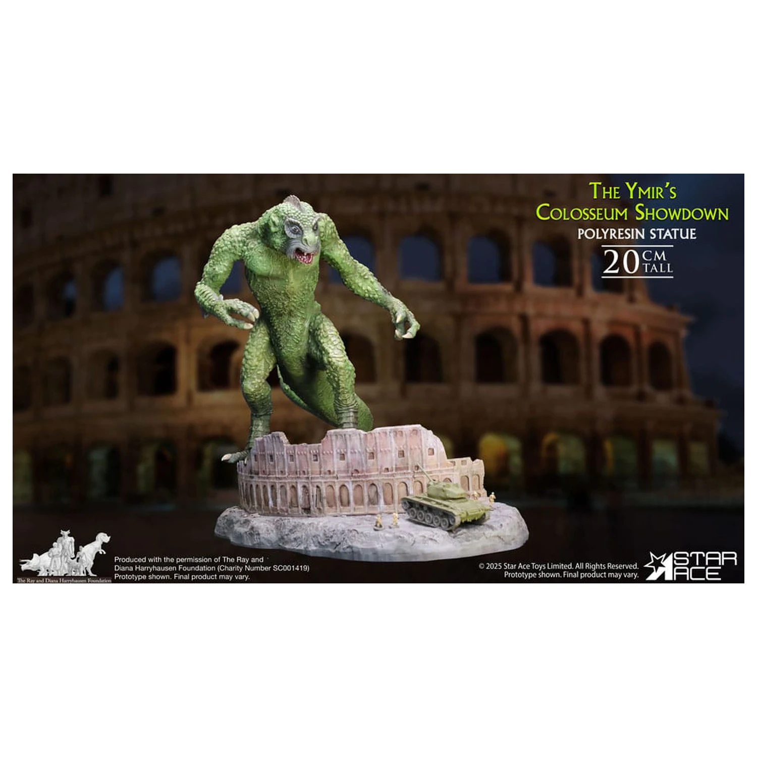 Ray Harryhausen Diorama 1/8 Ymir's Colosseum Showdown 20 cm fotografija proizvoda