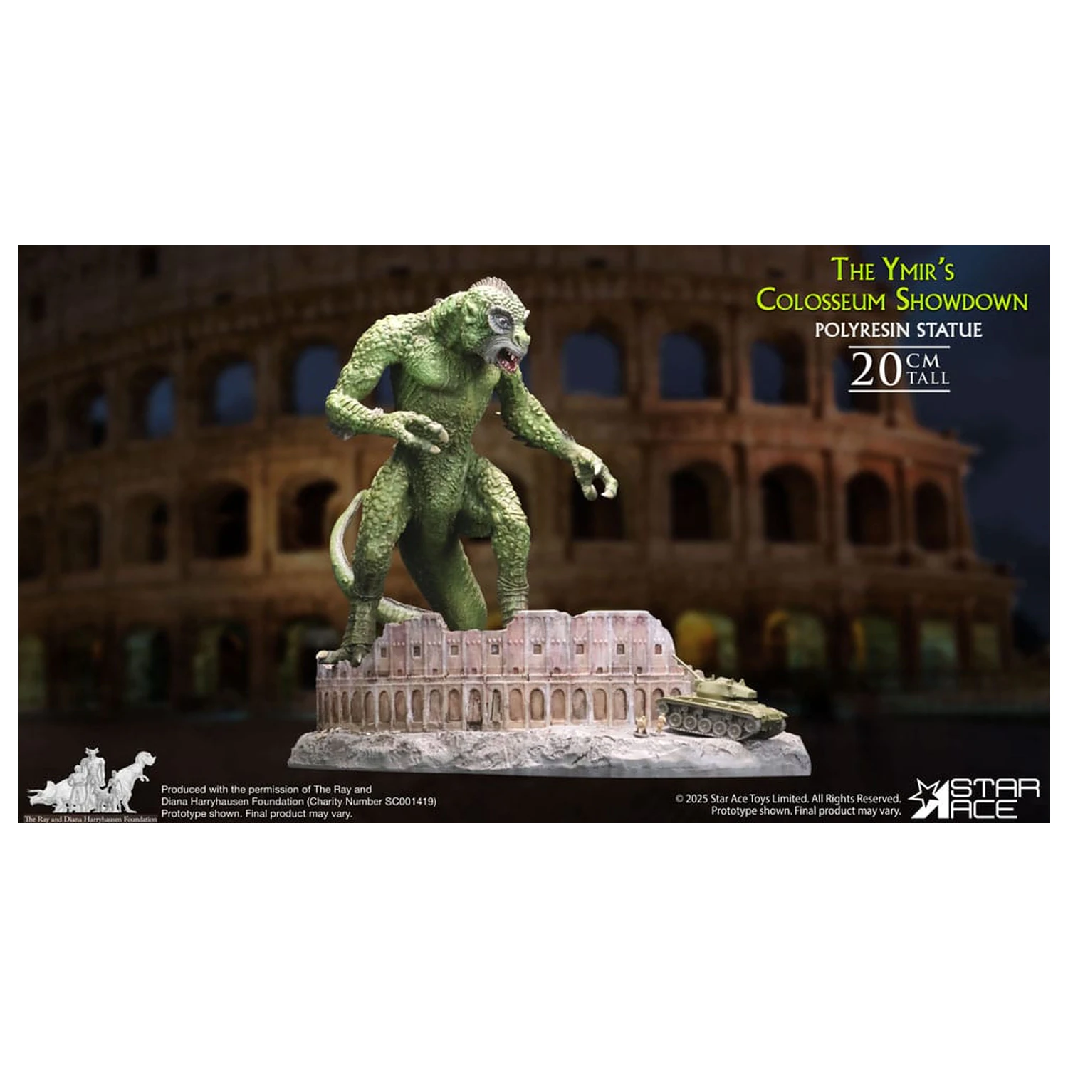 Ray Harryhausen Diorama 1/8 Ymir's Colosseum Showdown 20 cm fotografija proizvoda