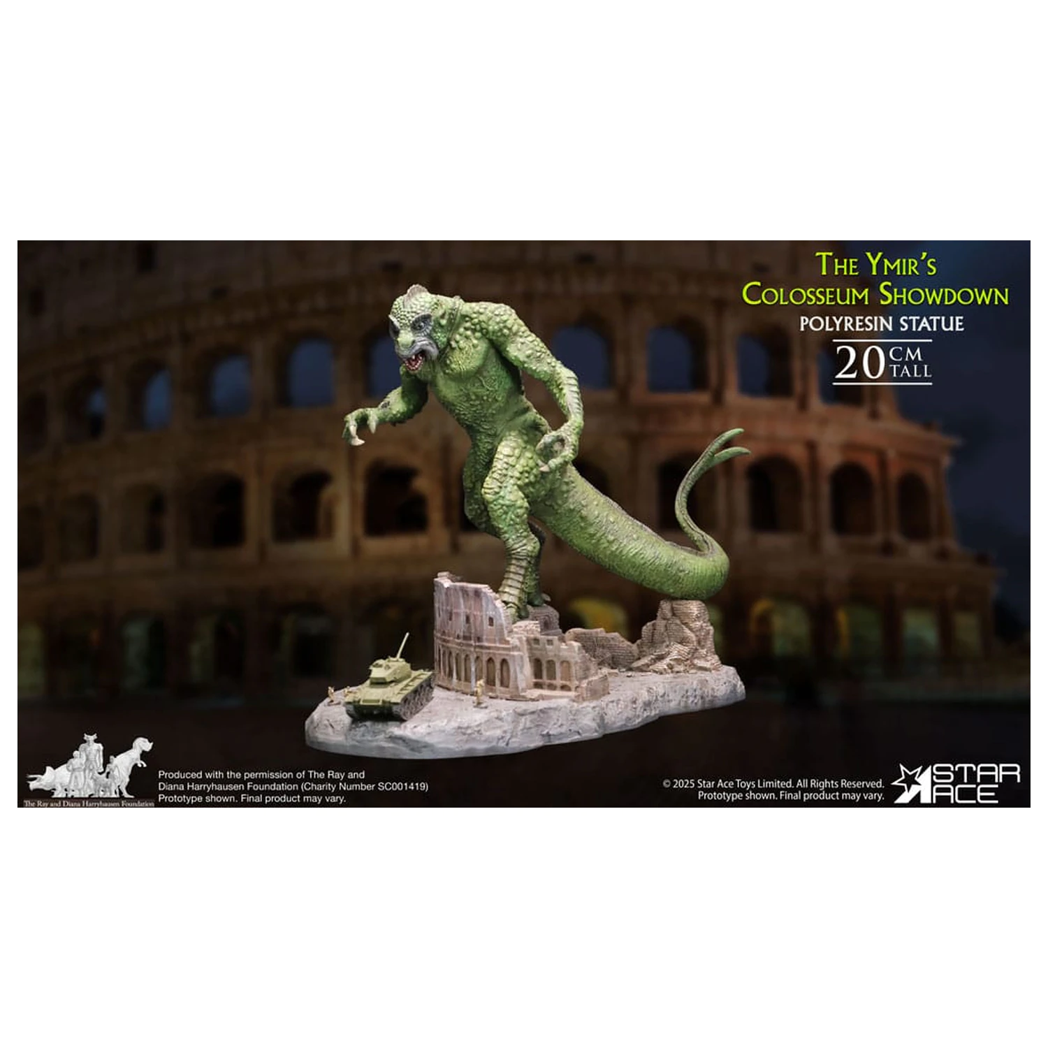 Ray Harryhausen Diorama 1/8 Ymir's Colosseum Showdown 20 cm fotografija proizvoda