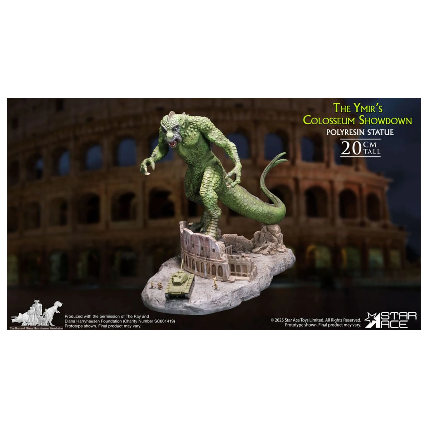 Ray Harryhausen Diorama 1/8 Ymir's Colosseum Showdown 20 cm fotografija proizvoda