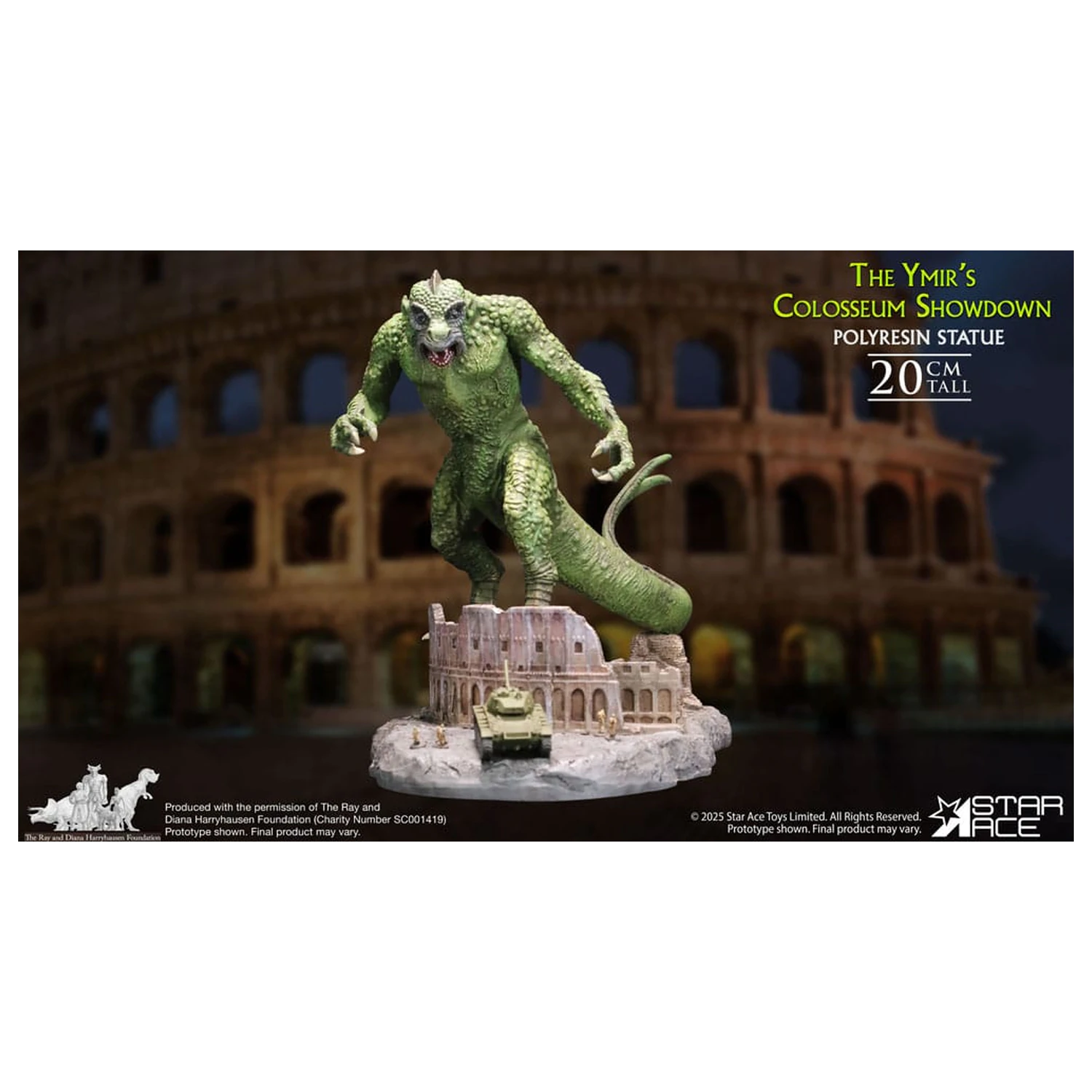 Ray Harryhausen Diorama 1/8 Ymir's Colosseum Showdown 20 cm fotografija proizvoda