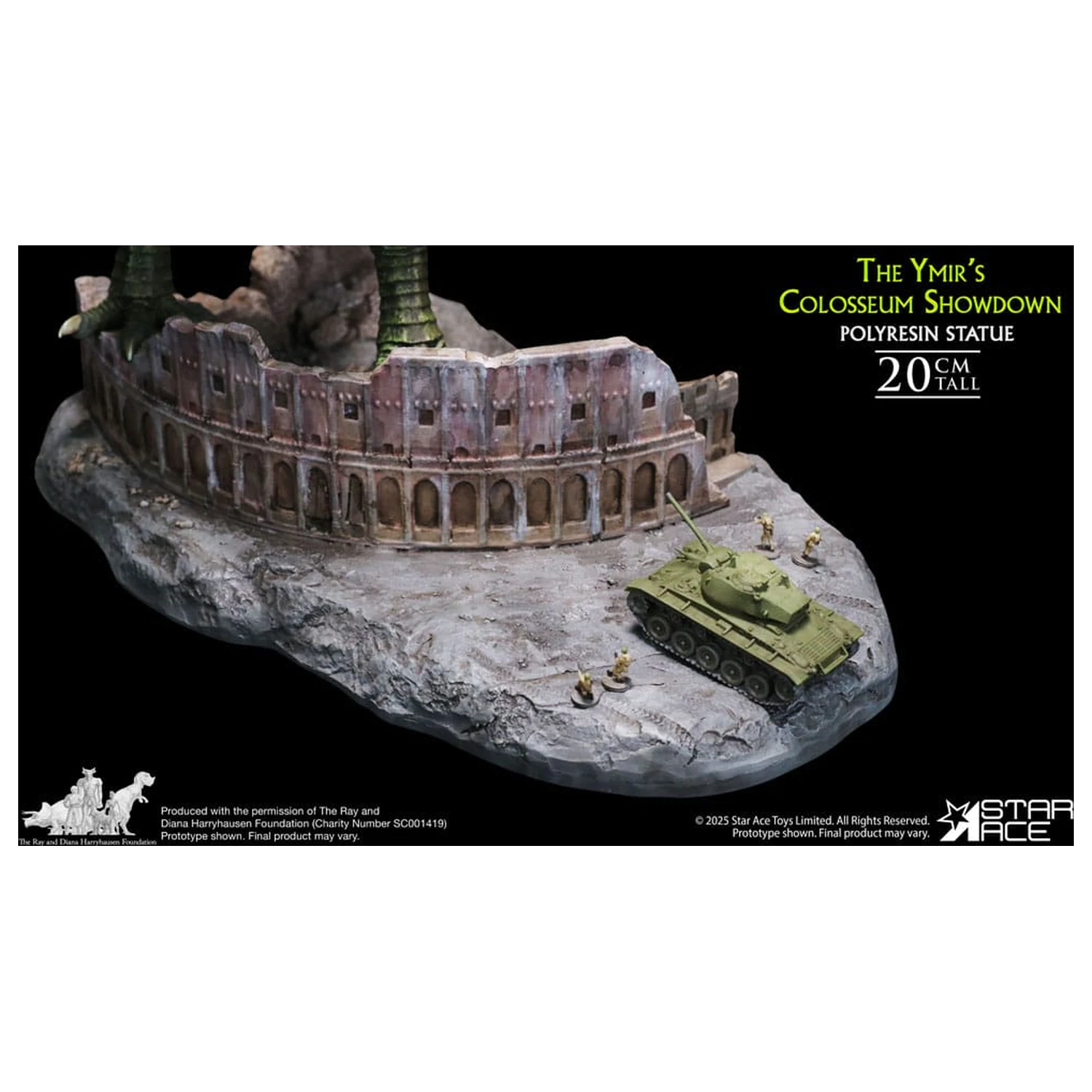 Ray Harryhausen Diorama 1/8 Ymir's Colosseum Showdown 20 cm fotografija proizvoda