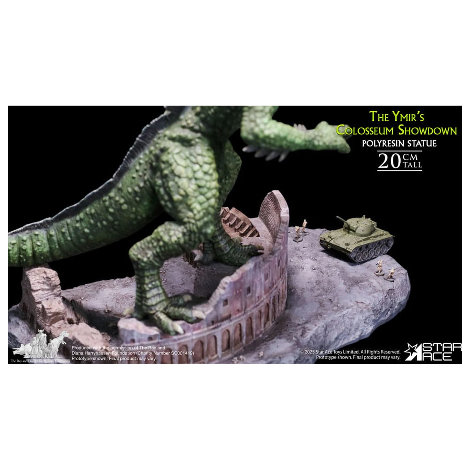 Ray Harryhausen Diorama 1/8 Ymir's Colosseum Showdown 20 cm fotografija proizvoda