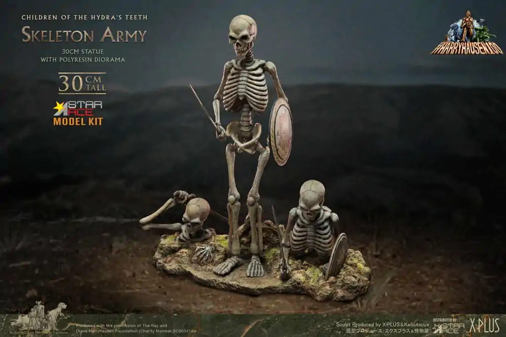 Ray Harryhausen&#039;s Resin Model Kit Djeca Hydra´s Teeth Vojska Kostura 30 cm fotografija proizvoda