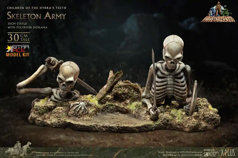 Ray Harryhausen&#039;s Resin Model Kit Djeca Hydra´s Teeth Vojska Kostura 30 cm fotografija proizvoda