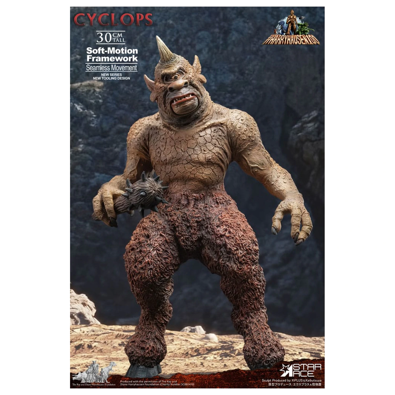 Ray Harryhausen Soft-Motion Series kip Cyclops 30 cm fotografija proizvoda