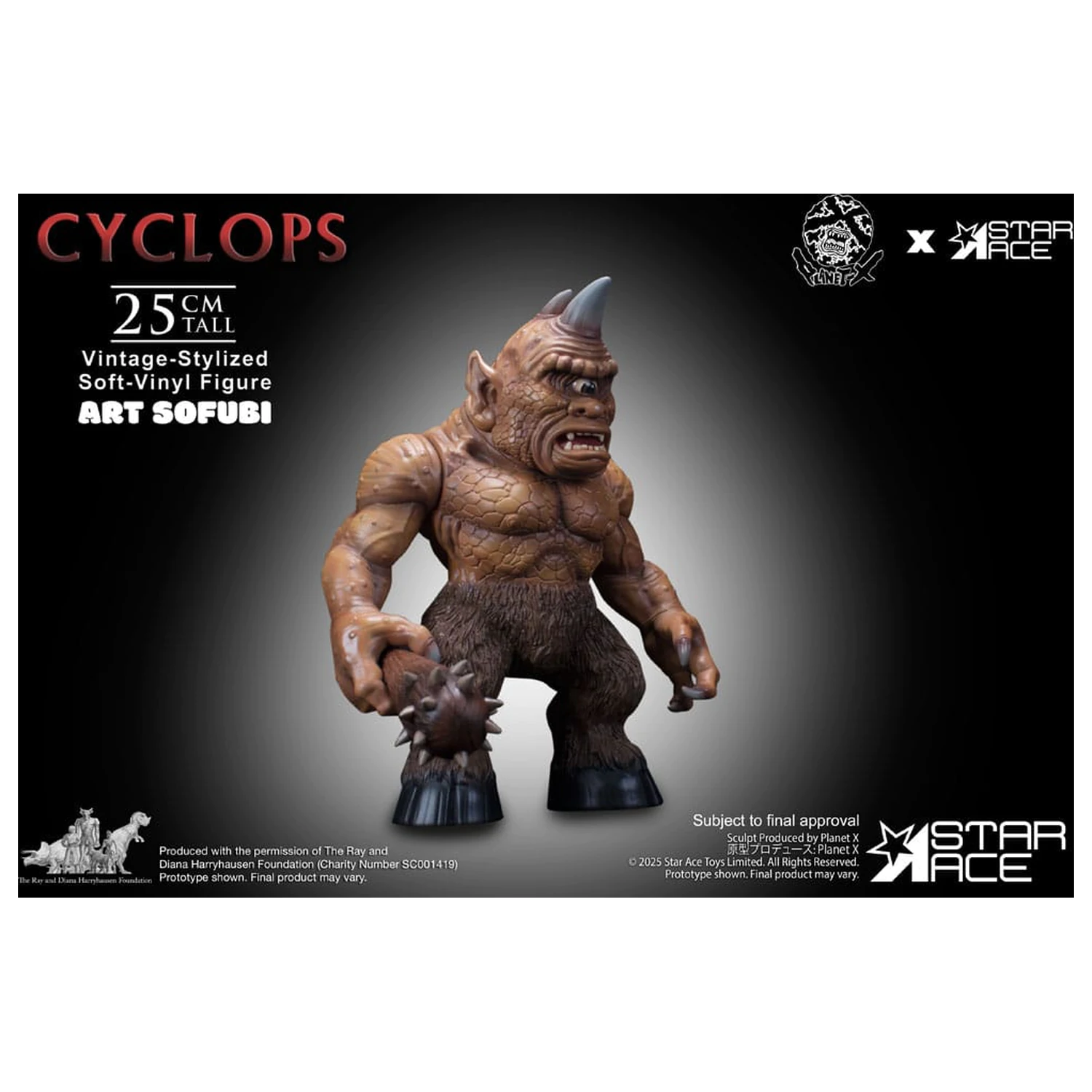 Ray Harryhausen Mekana vinilna Statua Cyclops (Vintage-Style) 25 cm fotografija proizvoda