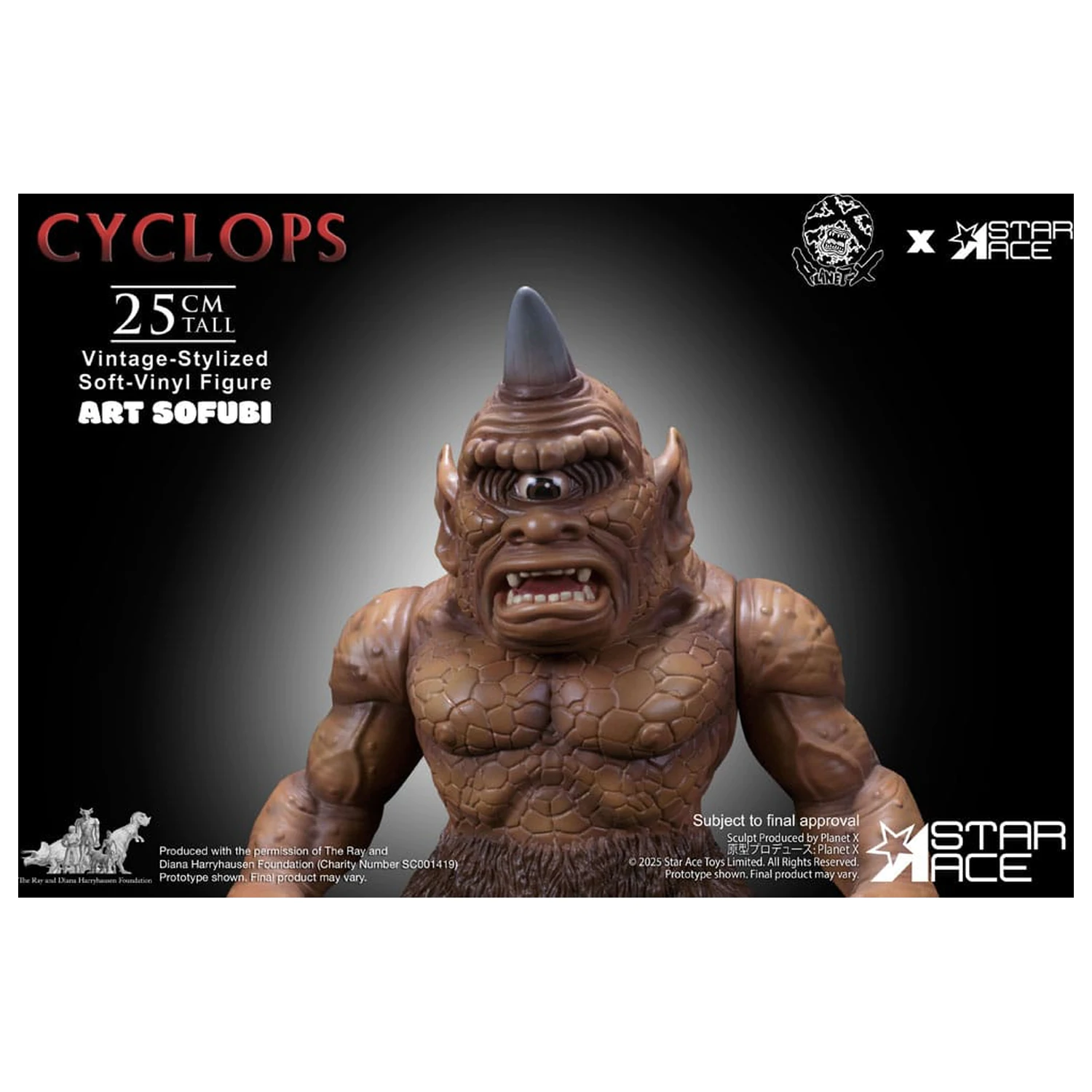 Ray Harryhausen Mekana vinilna Statua Cyclops (Vintage-Style) 25 cm fotografija proizvoda