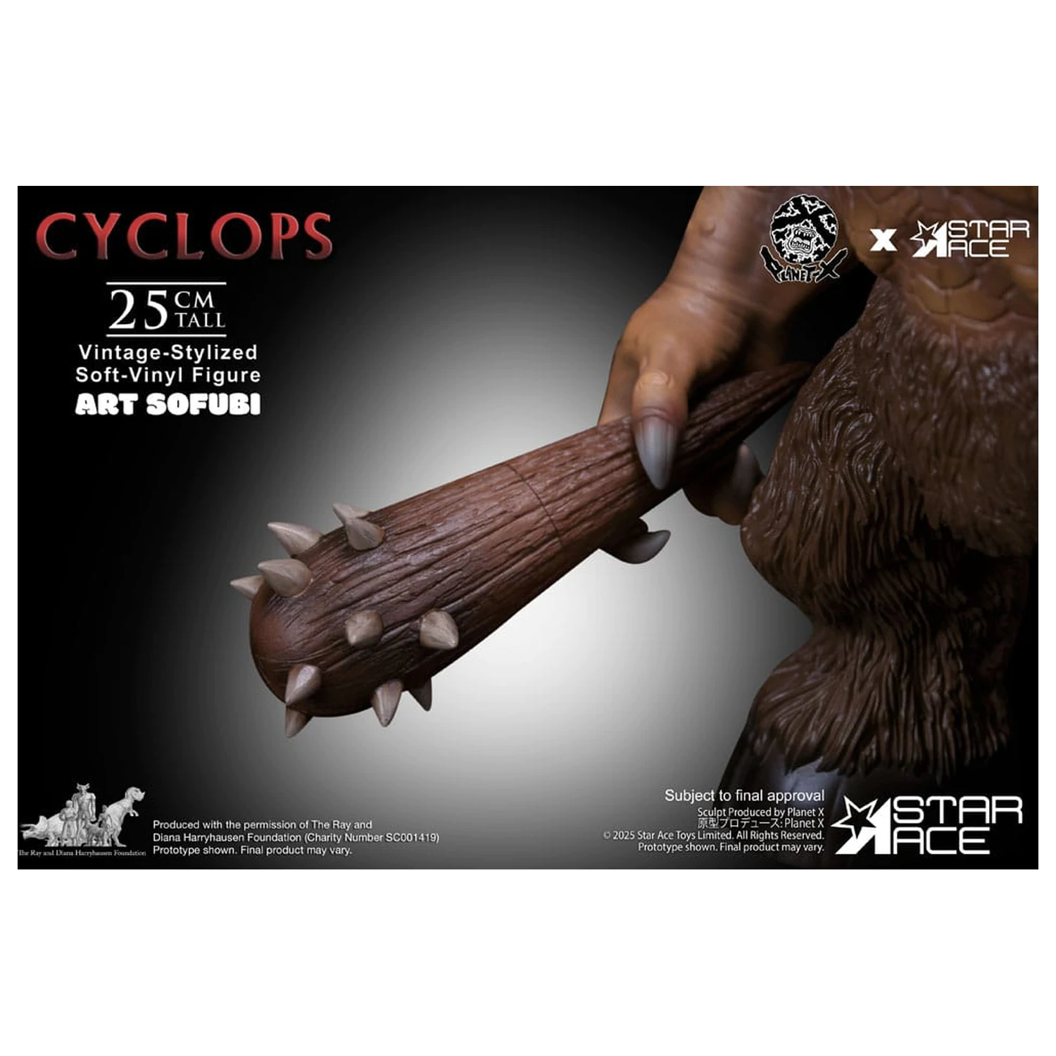Ray Harryhausen Mekana vinilna Statua Cyclops (Vintage-Style) 25 cm fotografija proizvoda