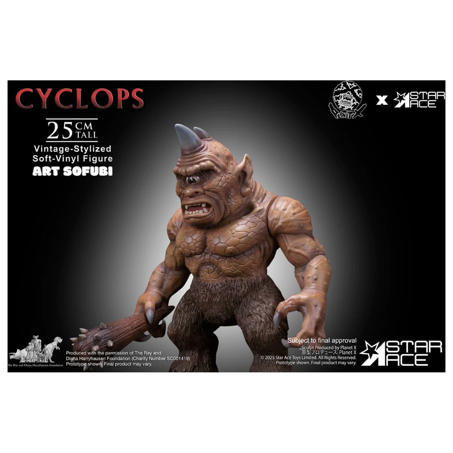 Ray Harryhausen Mekana vinilna Statua Cyclops (Vintage-Style) 25 cm fotografija proizvoda