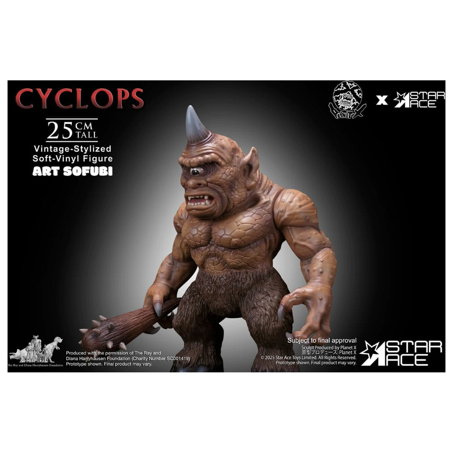 Ray Harryhausen Mekana vinilna Statua Cyclops (Vintage-Style) 25 cm fotografija proizvoda