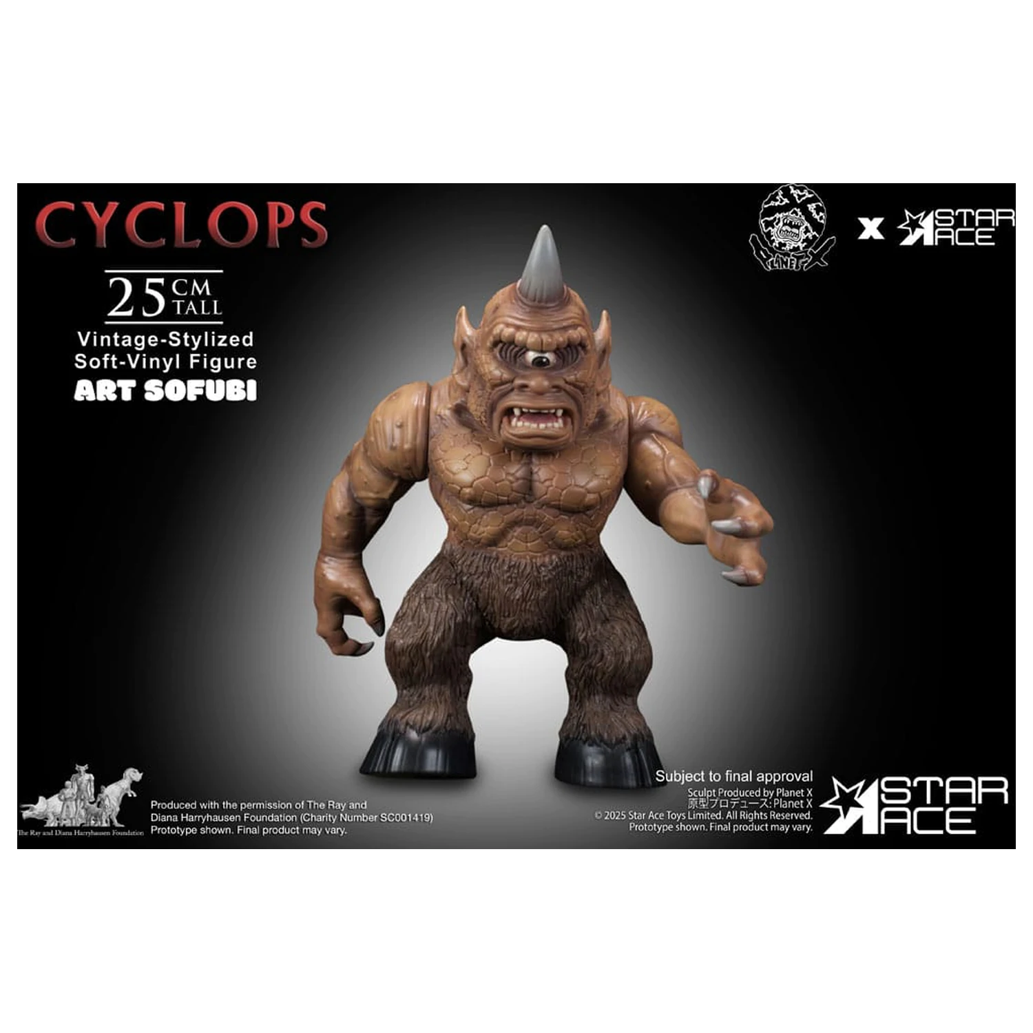 Ray Harryhausen Mekana vinilna Statua Cyclops (Vintage-Style) 25 cm fotografija proizvoda