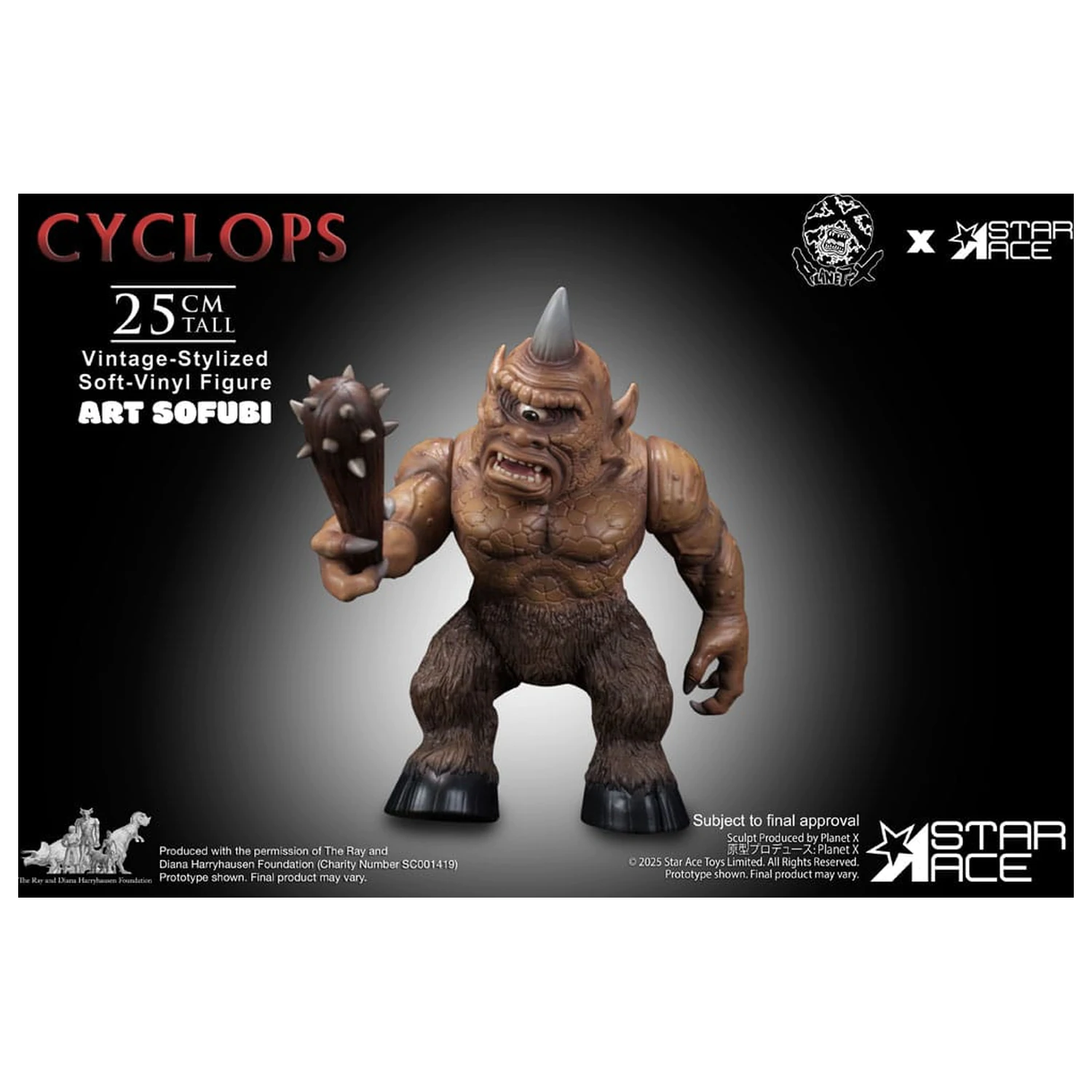 Ray Harryhausen Mekana vinilna Statua Cyclops (Vintage-Style) 25 cm fotografija proizvoda