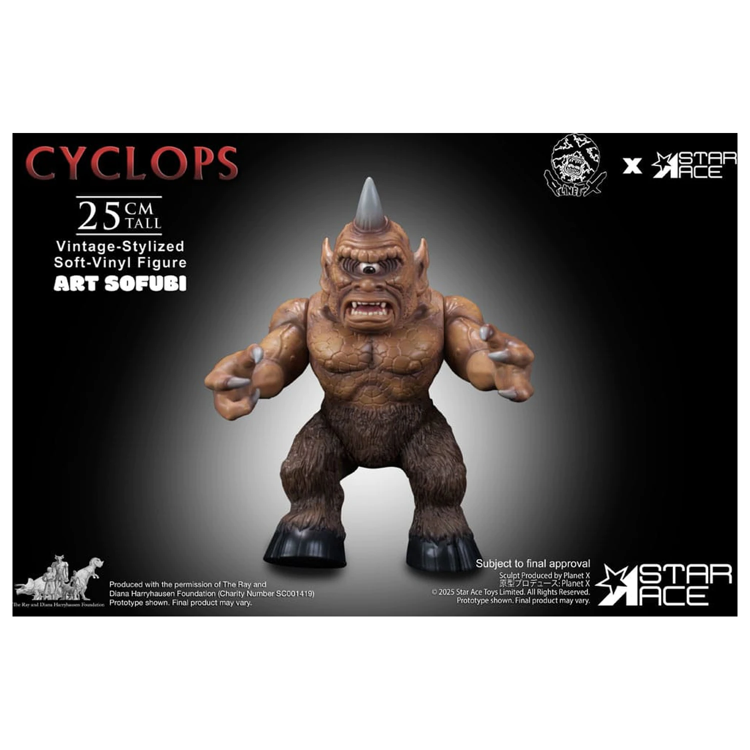 Ray Harryhausen Mekana vinilna Statua Cyclops (Vintage-Style) 25 cm fotografija proizvoda