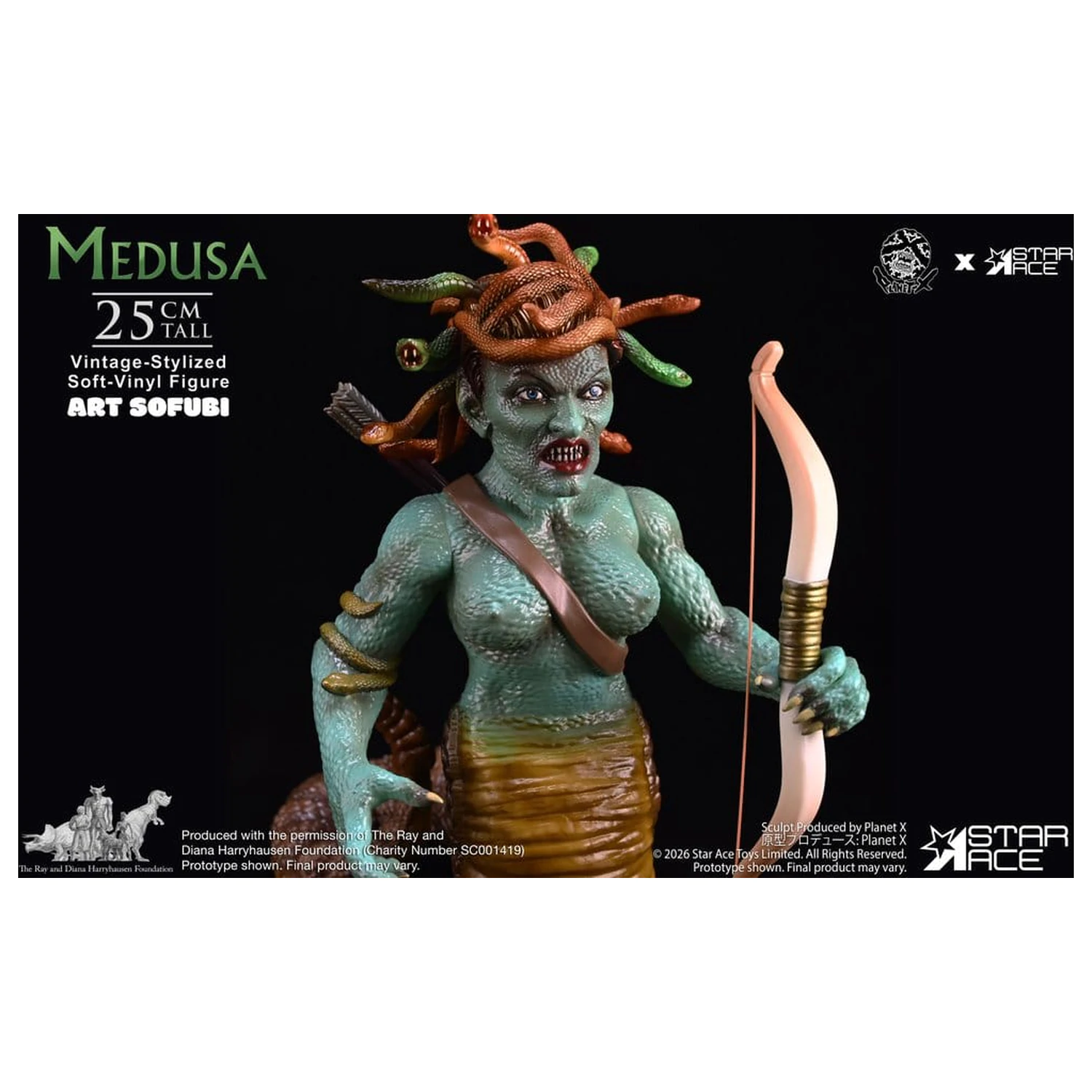 Ray Harryhausen Mekana vinilna Statua Medusa (Vintage-Style) 25 cm fotografija proizvoda