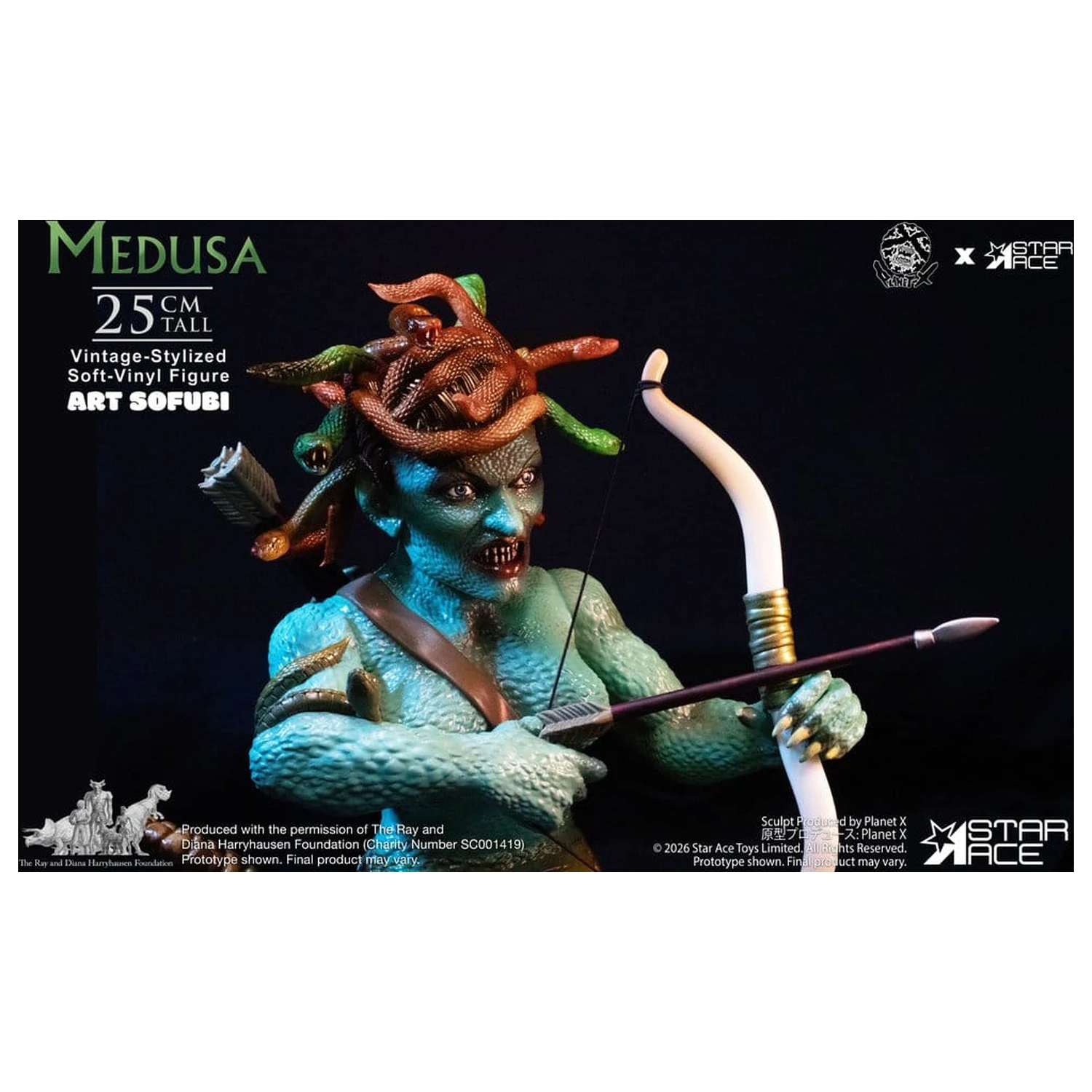 Ray Harryhausen Mekana vinilna Statua Medusa (Vintage-Style) 25 cm fotografija proizvoda