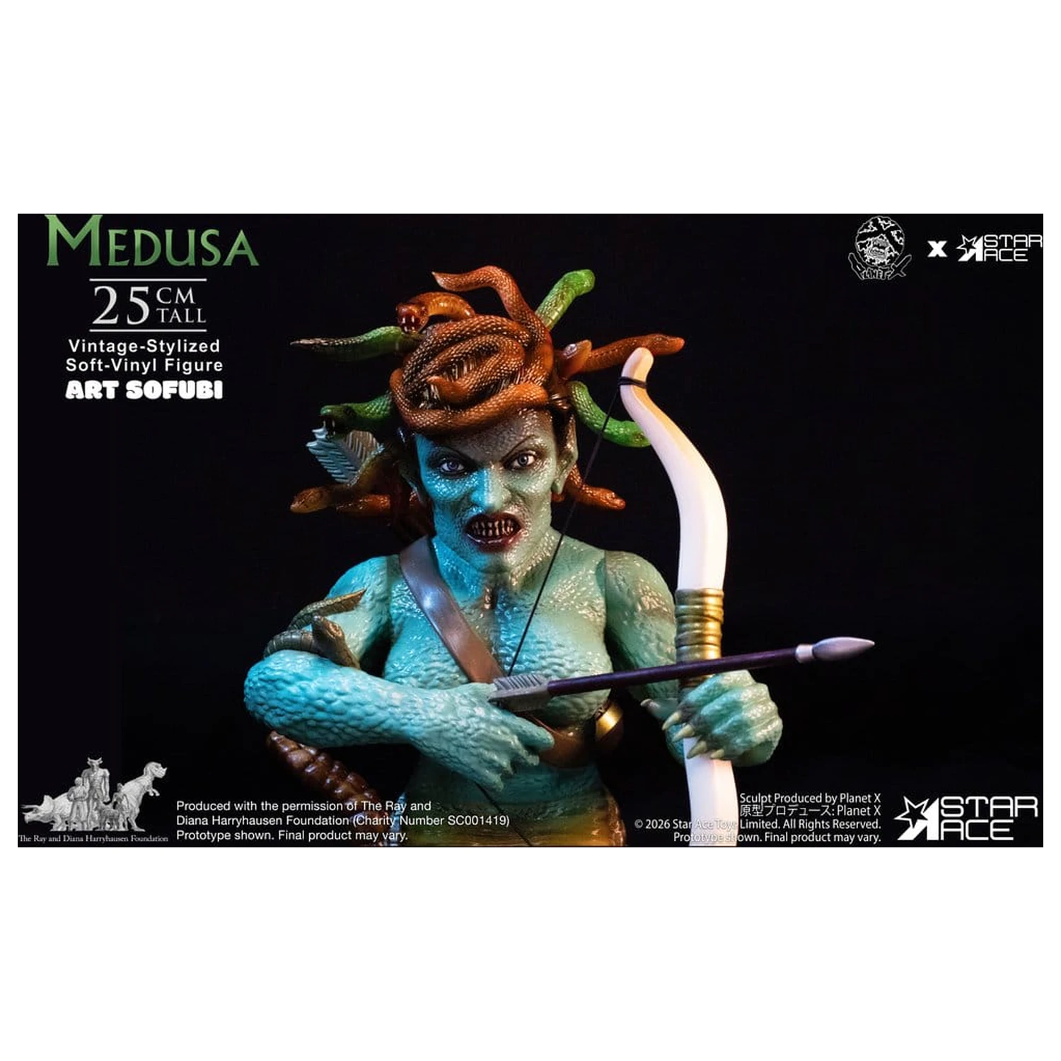 Ray Harryhausen Mekana vinilna Statua Medusa (Vintage-Style) 25 cm fotografija proizvoda