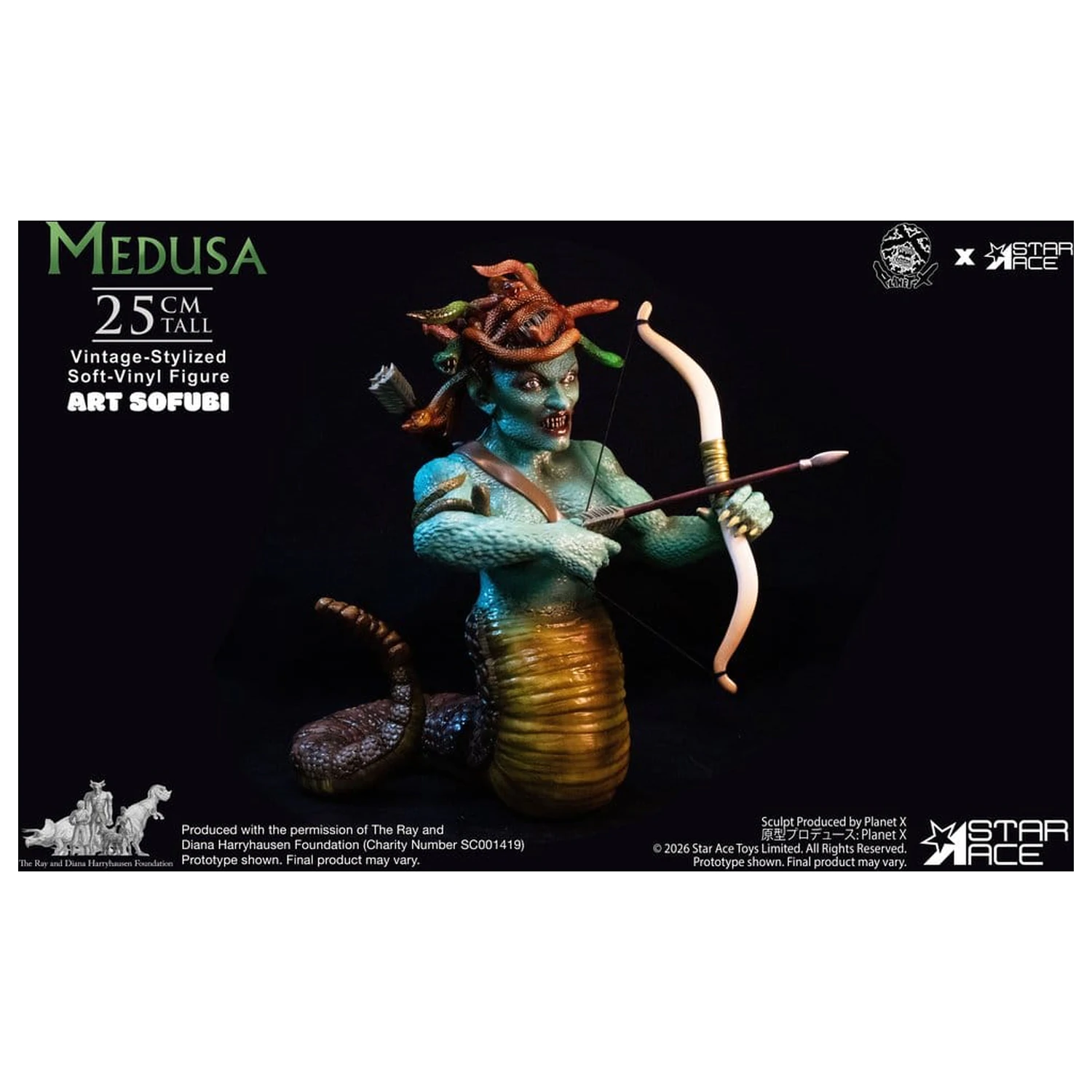 Ray Harryhausen Mekana vinilna Statua Medusa (Vintage-Style) 25 cm fotografija proizvoda
