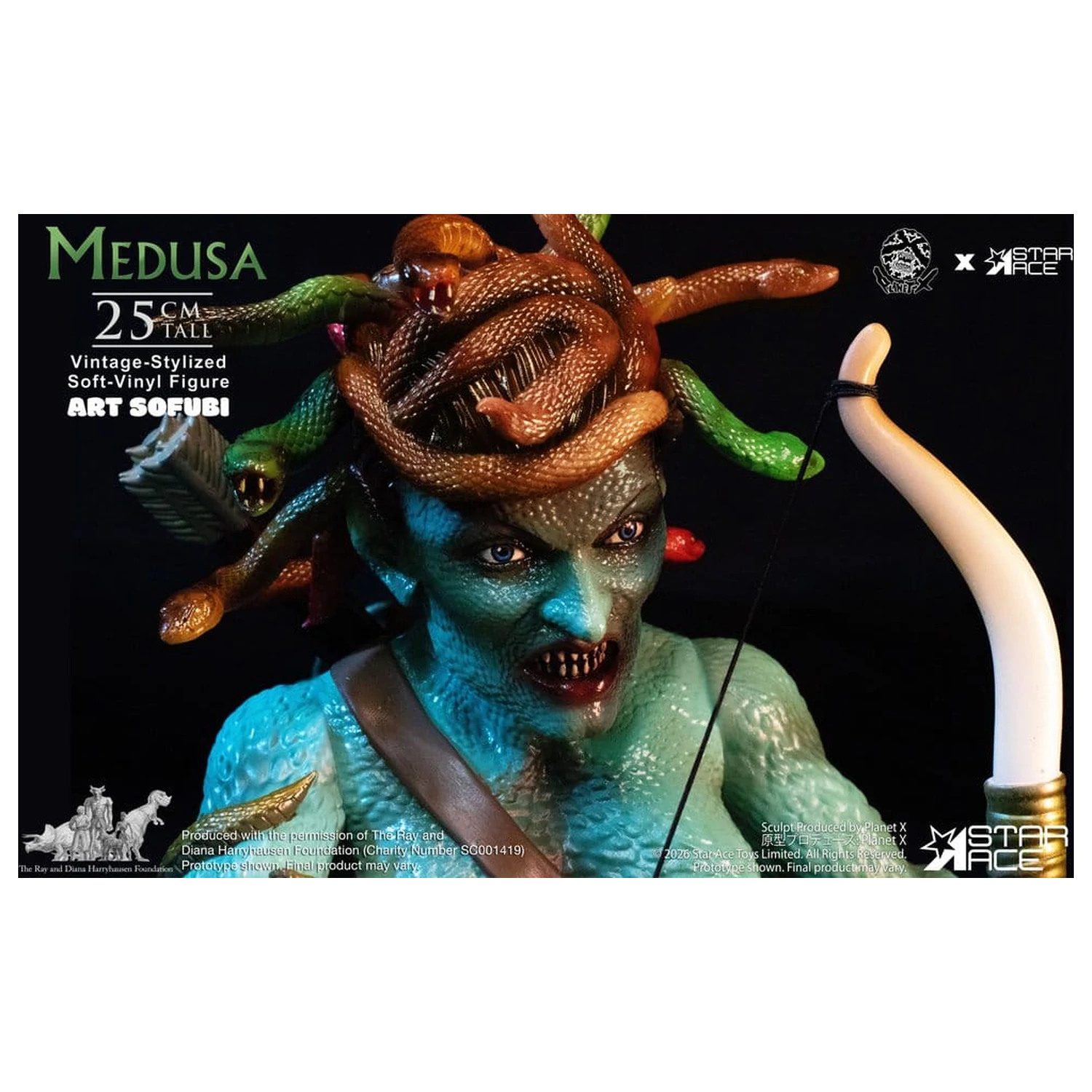 Ray Harryhausen Mekana vinilna Statua Medusa (Vintage-Style) 25 cm fotografija proizvoda