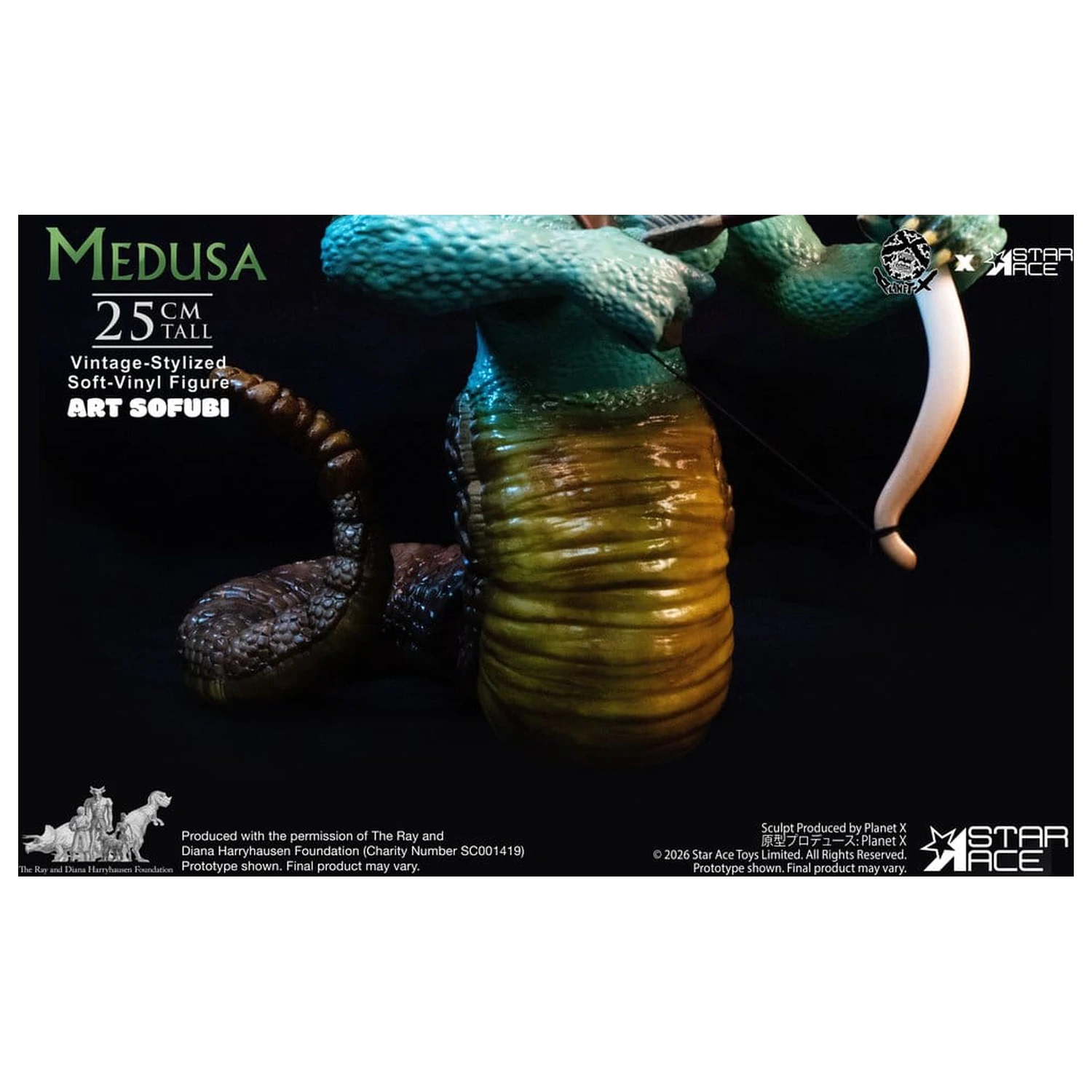 Ray Harryhausen Mekana vinilna Statua Medusa (Vintage-Style) 25 cm fotografija proizvoda
