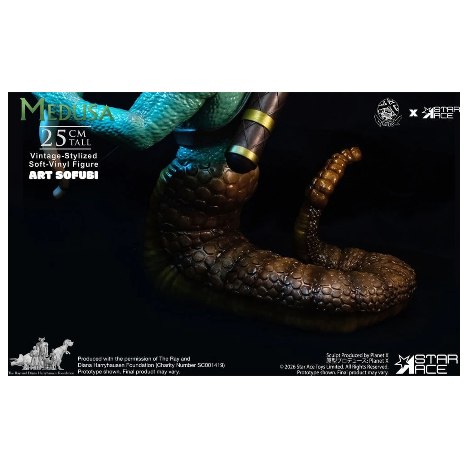 Ray Harryhausen Mekana vinilna Statua Medusa (Vintage-Style) 25 cm fotografija proizvoda