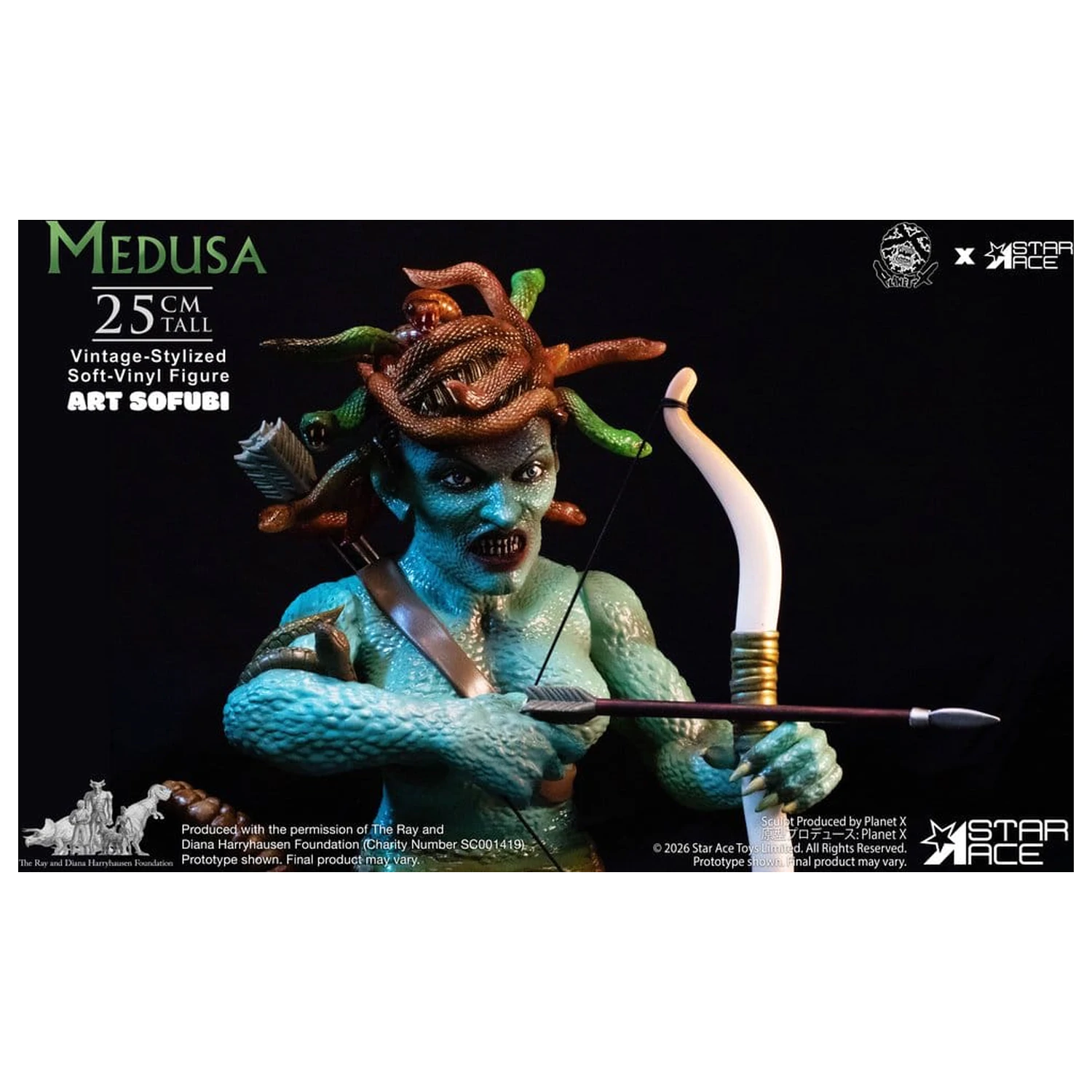 Ray Harryhausen Mekana vinilna Statua Medusa (Vintage-Style) 25 cm fotografija proizvoda