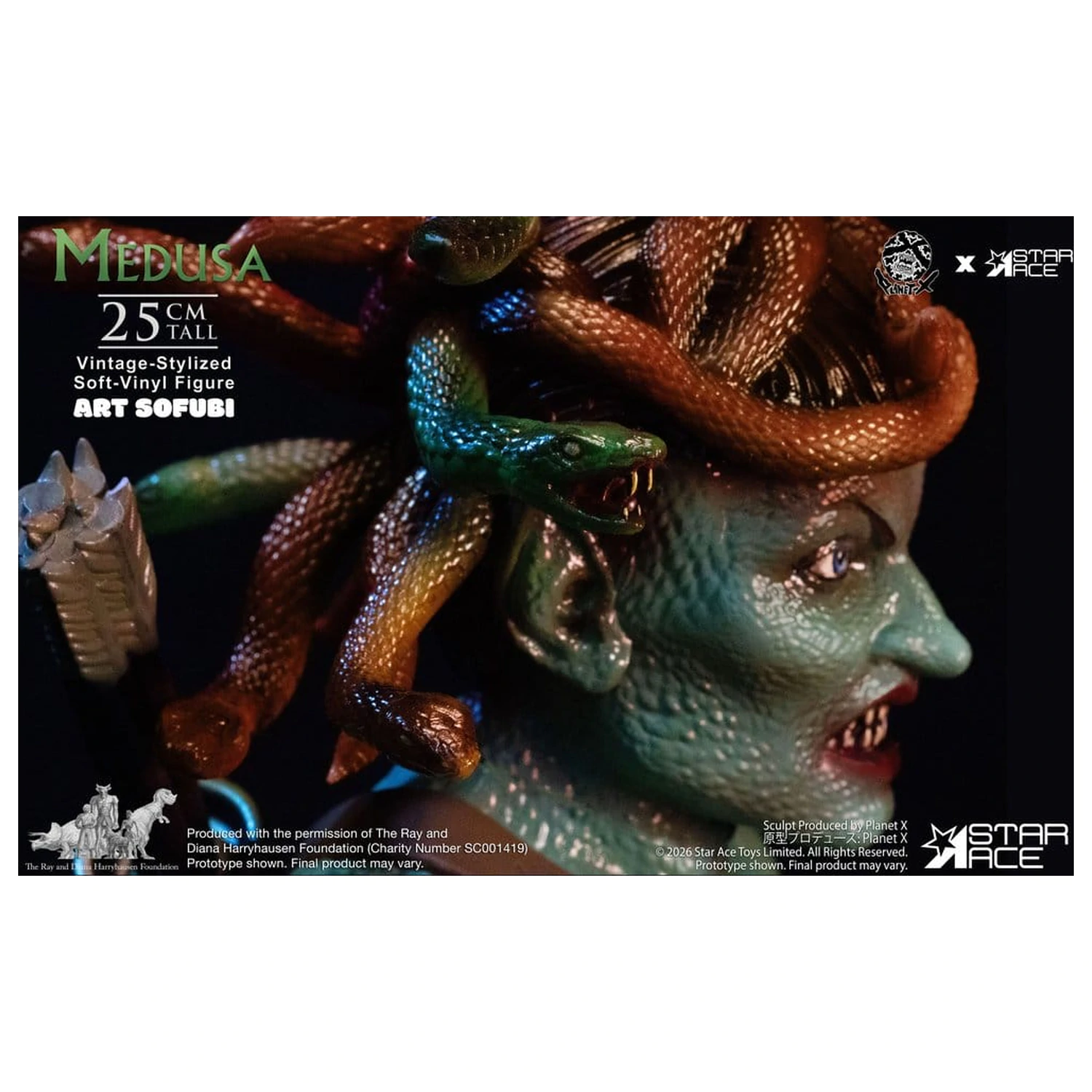 Ray Harryhausen Mekana vinilna Statua Medusa (Vintage-Style) 25 cm fotografija proizvoda