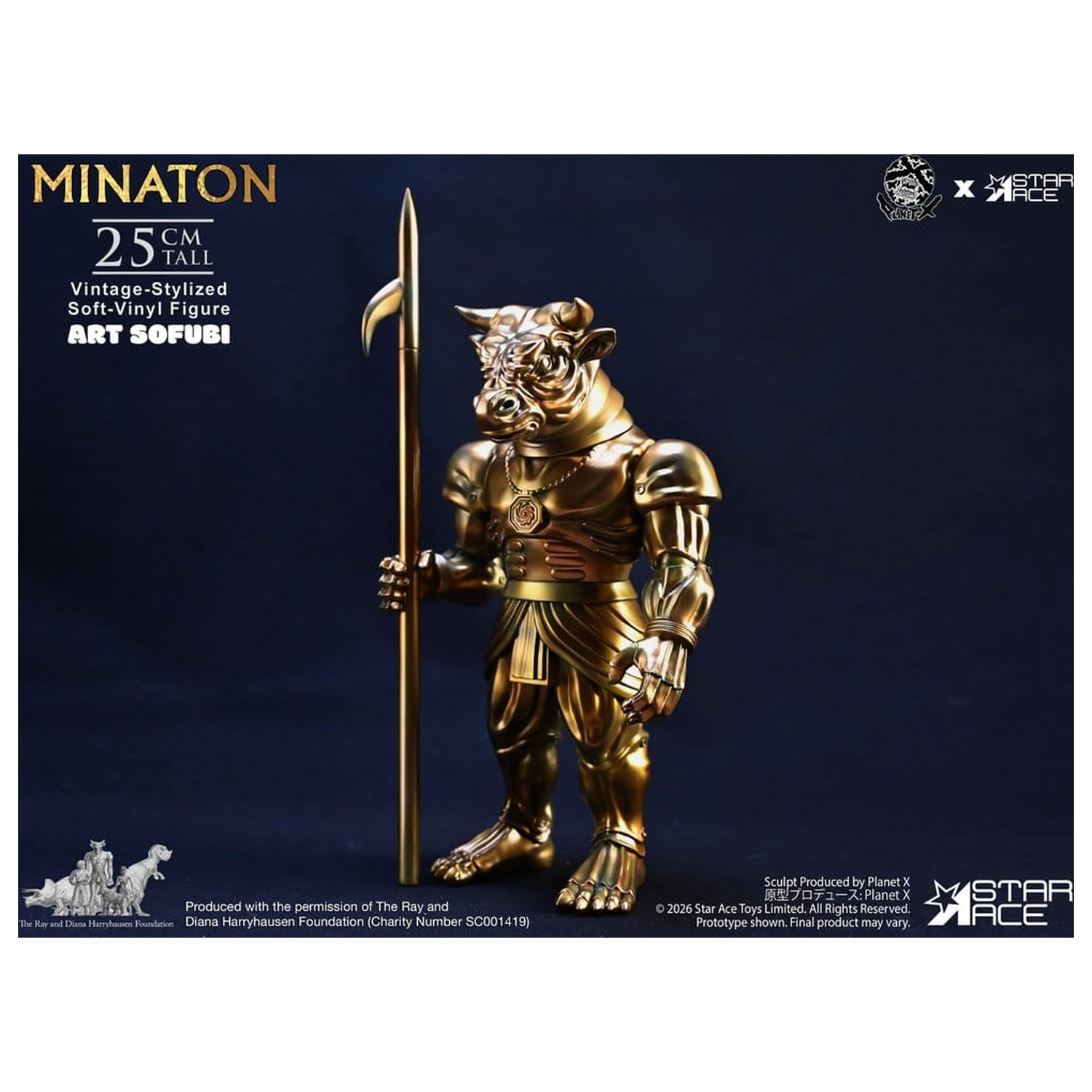 Ray Harryhausen Soft Vinyl Statua Minaton Vintage-Style 25 cm fotografija proizvoda