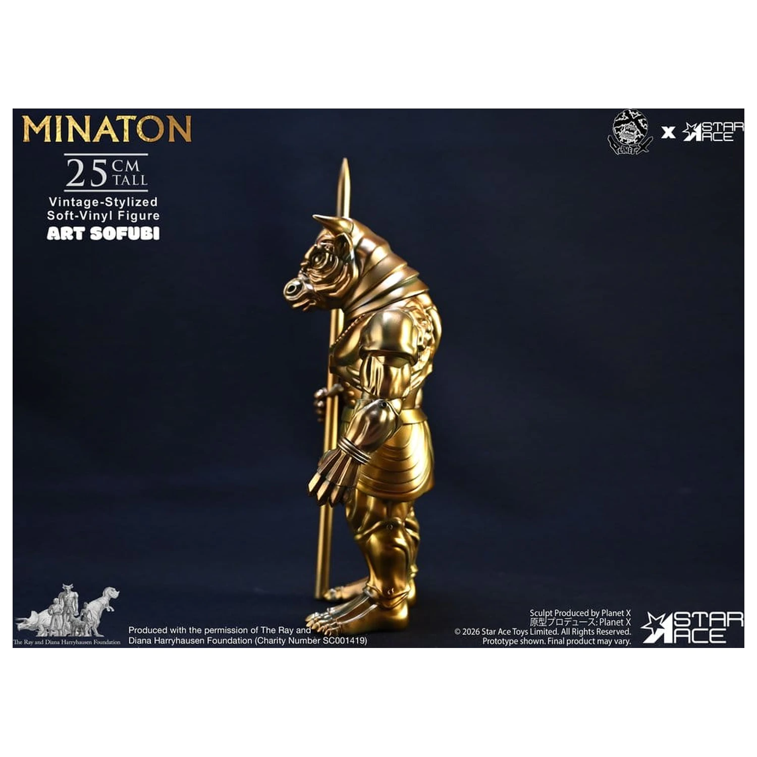 Ray Harryhausen Soft Vinyl Statua Minaton Vintage-Style 25 cm fotografija proizvoda