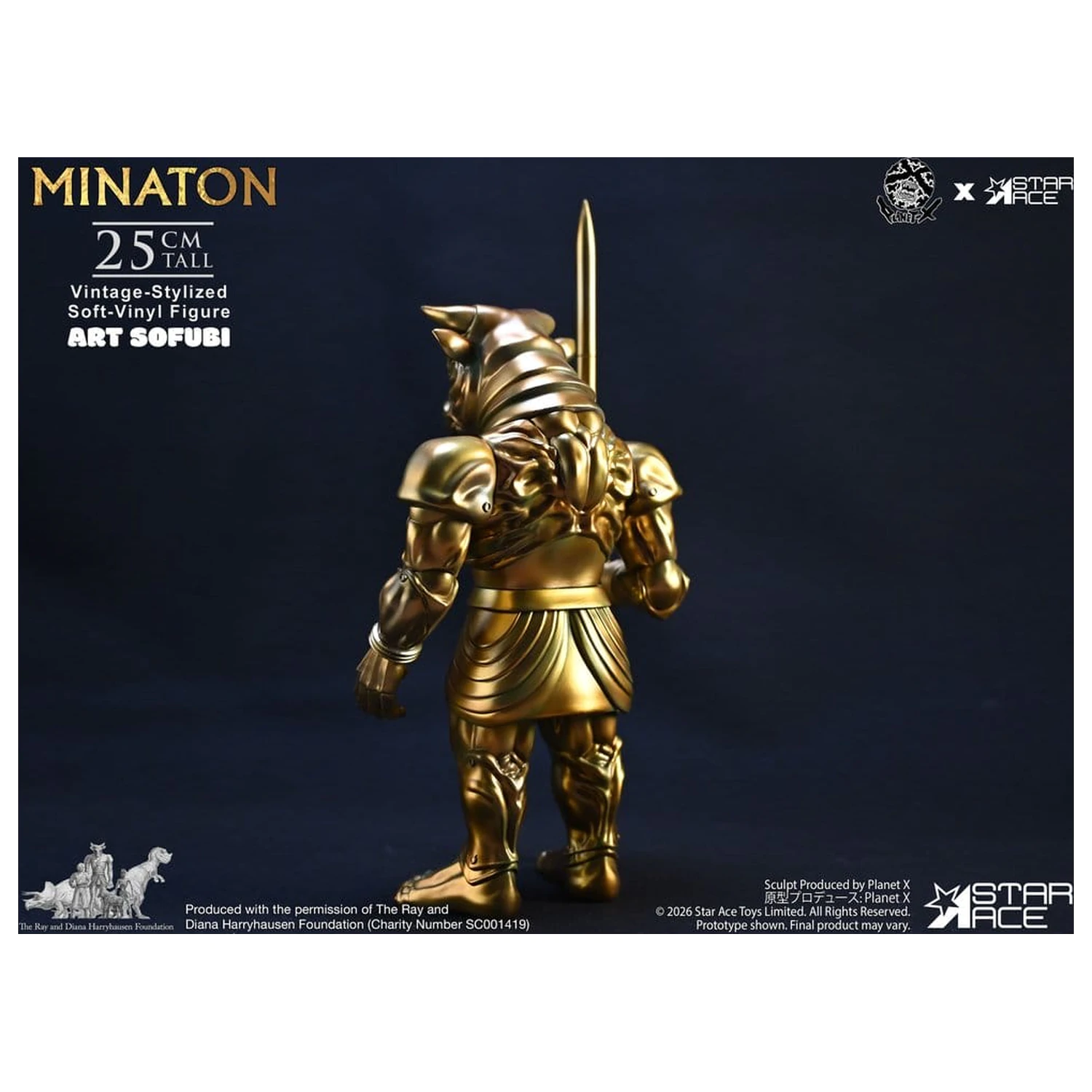 Ray Harryhausen Soft Vinyl Statua Minaton Vintage-Style 25 cm fotografija proizvoda