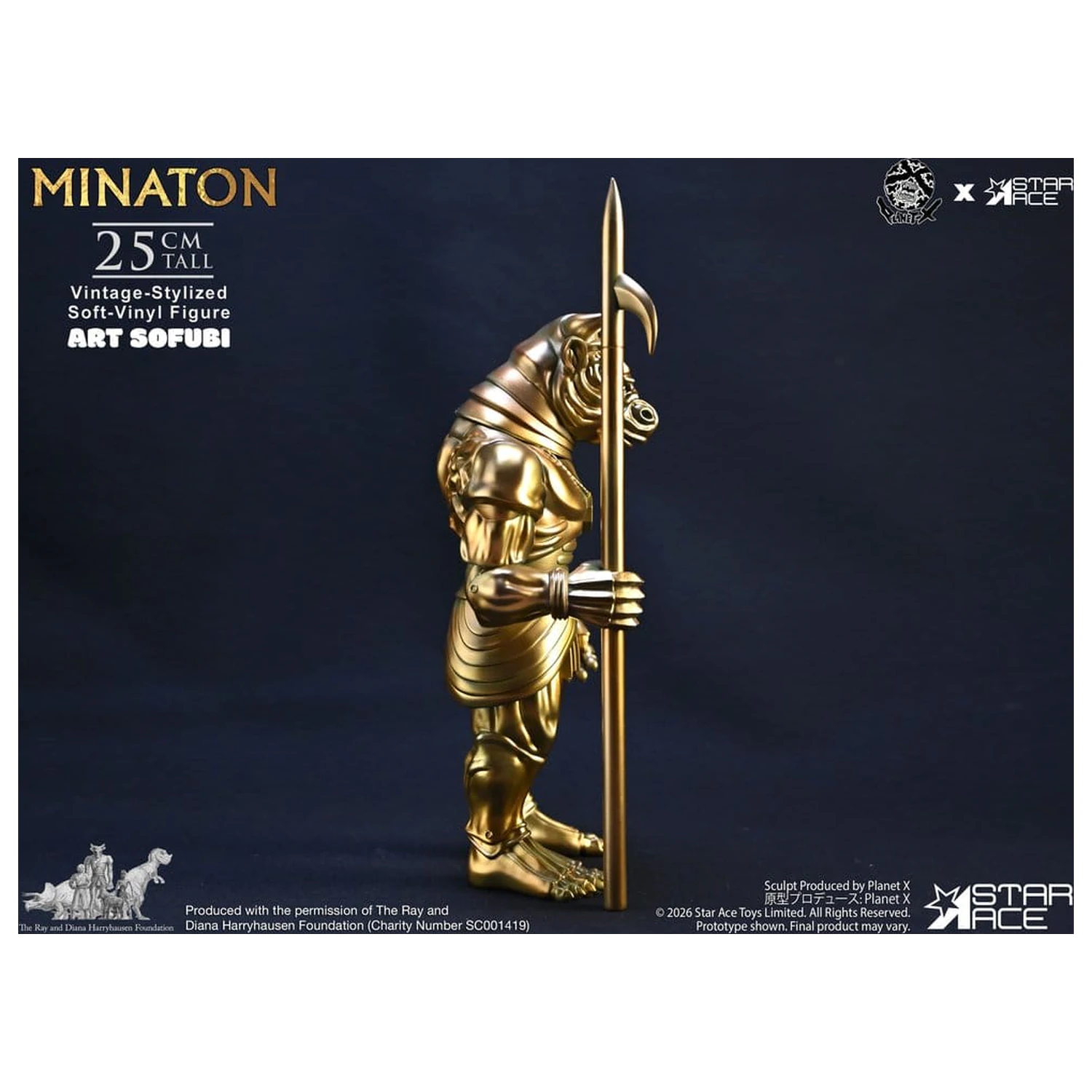 Ray Harryhausen Soft Vinyl Statua Minaton Vintage-Style 25 cm fotografija proizvoda