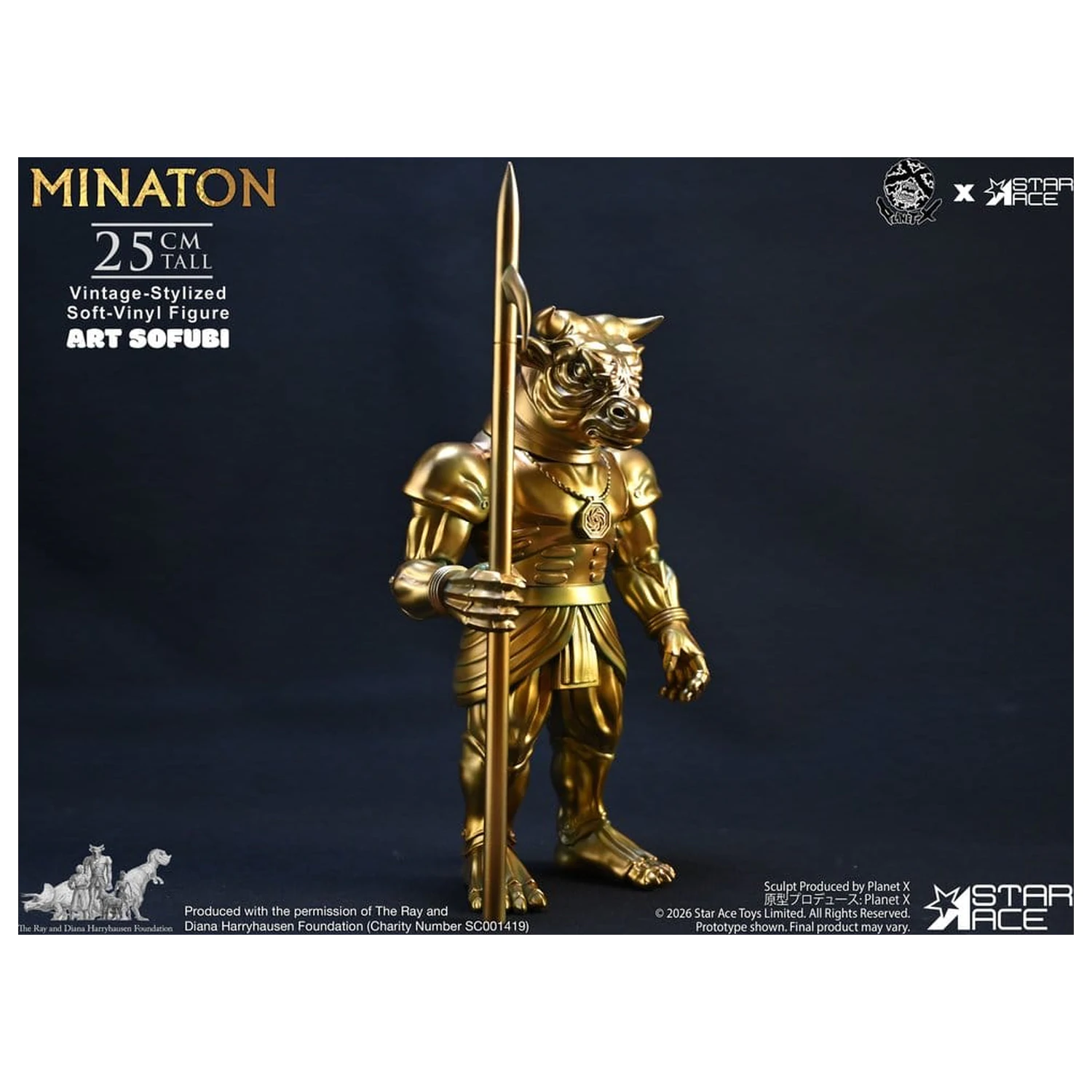 Ray Harryhausen Soft Vinyl Statua Minaton Vintage-Style 25 cm fotografija proizvoda