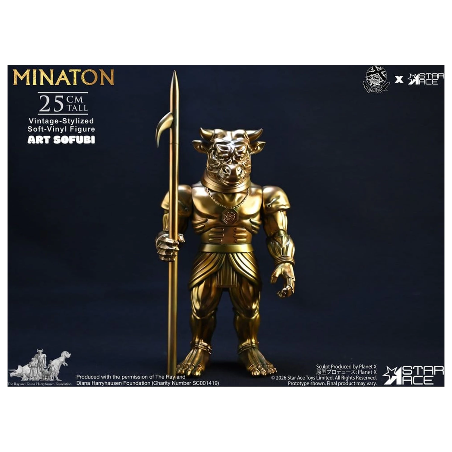 Ray Harryhausen Soft Vinyl Statua Minaton Vintage-Style 25 cm fotografija proizvoda