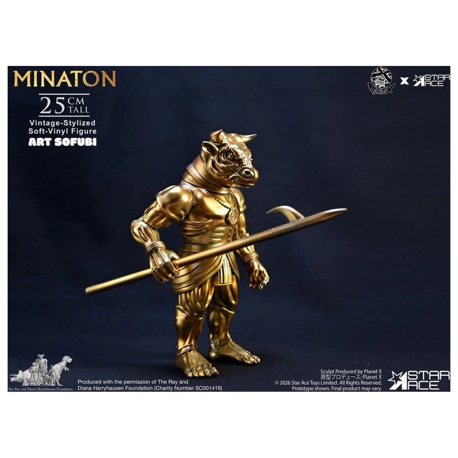 Ray Harryhausen Soft Vinyl Statua Minaton Vintage-Style 25 cm fotografija proizvoda