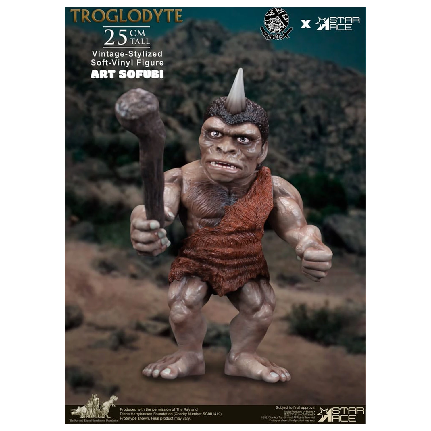 Ray Harryhausen Soft Vinyl Statua Troglodyte (Vintage-Style) 25 cm fotografija proizvoda