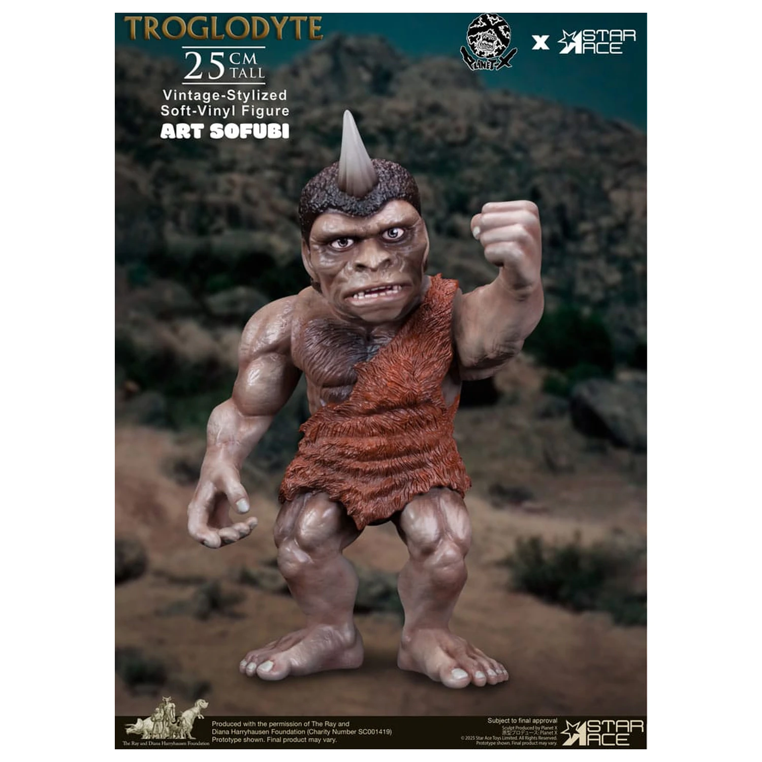 Ray Harryhausen Soft Vinyl Statua Troglodyte (Vintage-Style) 25 cm fotografija proizvoda