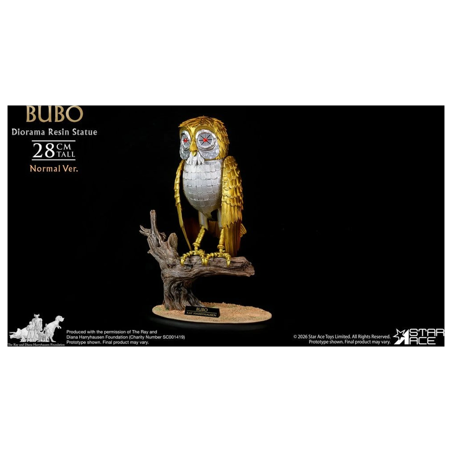 Ray Harryhausens Diorama Smola Statua Bubo Normal Ver. 28 cm fotografija proizvoda