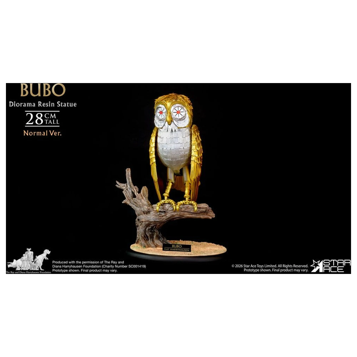 Ray Harryhausens Diorama Smola Statua Bubo Normal Ver. 28 cm fotografija proizvoda